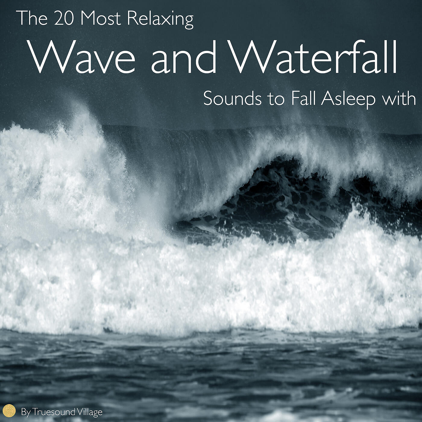 Truesound Village - Heavy Rain on a Beach with Big Waves