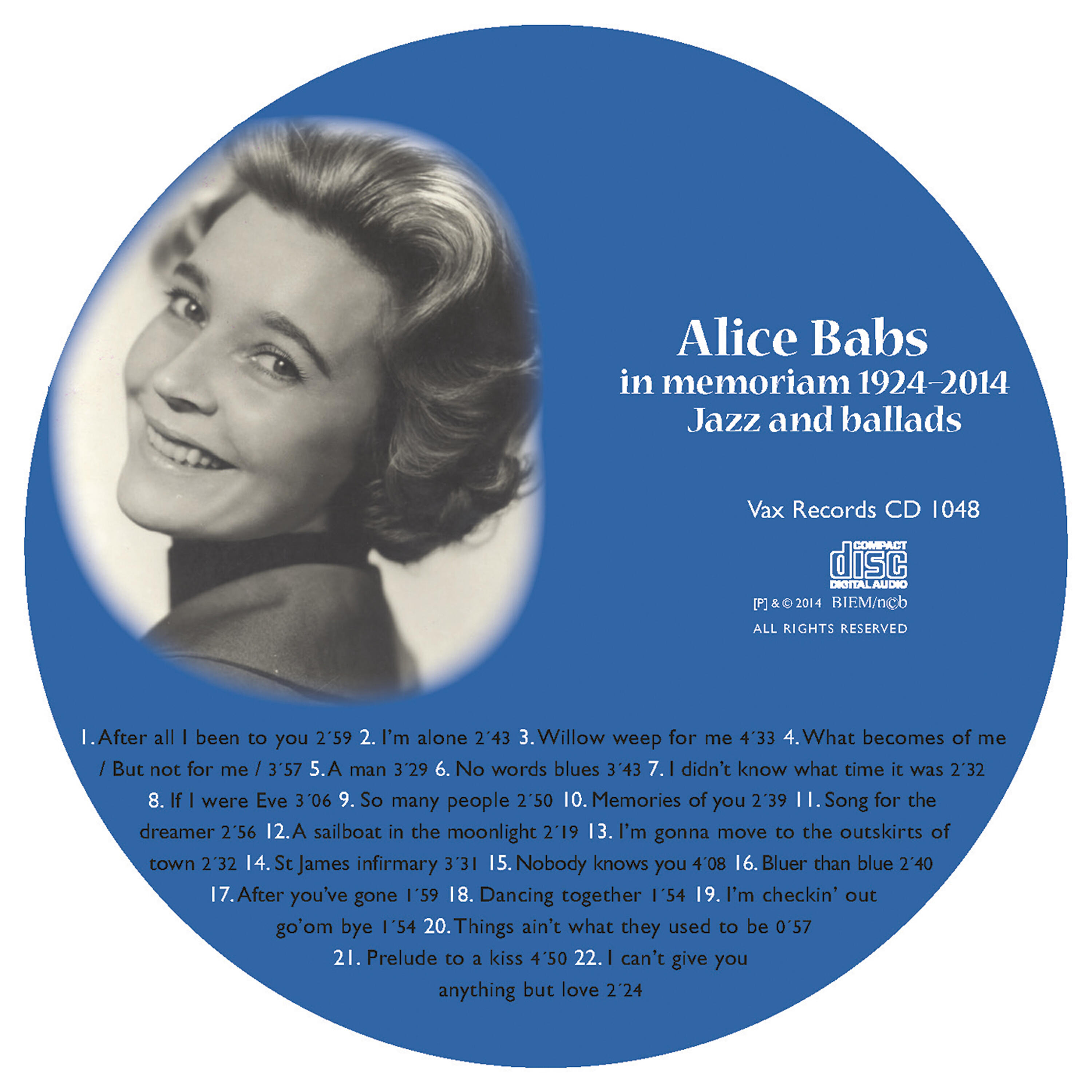 Alice Babs - I Didn't Know What Time It Was