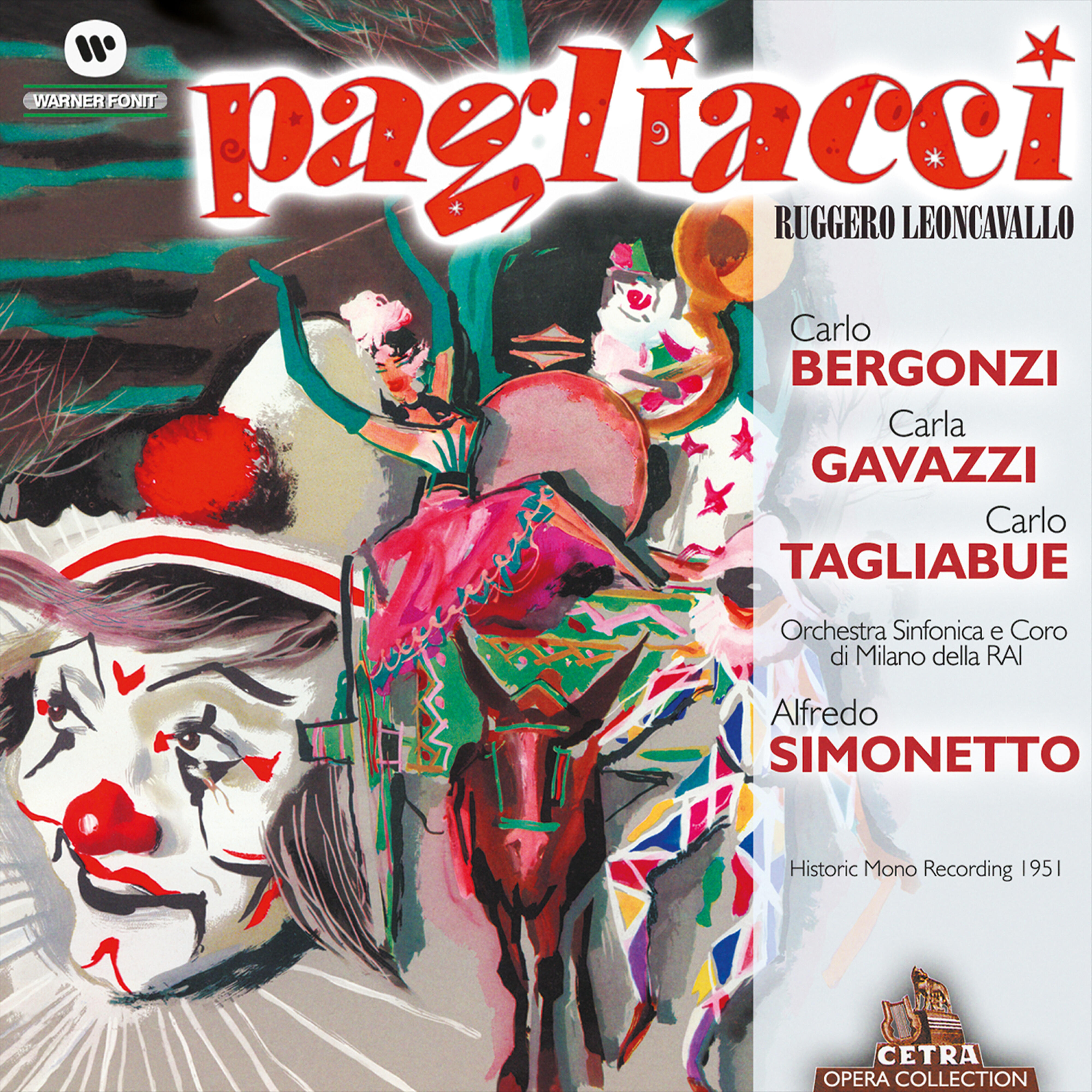 Alfredo Simonetto - Pagliacci, Act II Scene 2: Coraggio! Un uomo era con te! (Canio, Nedda, Tonio)