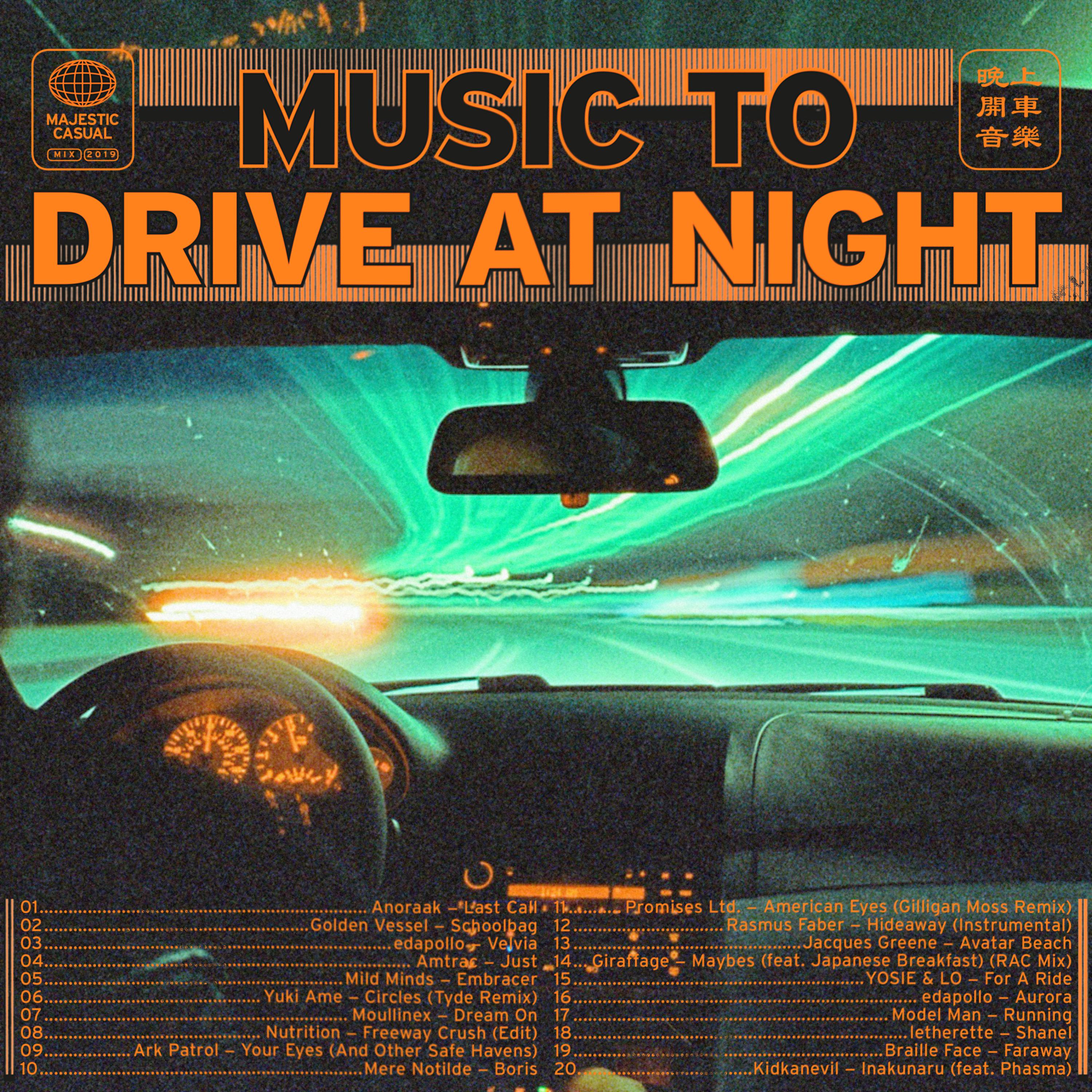 Постер альбома music to drive at night