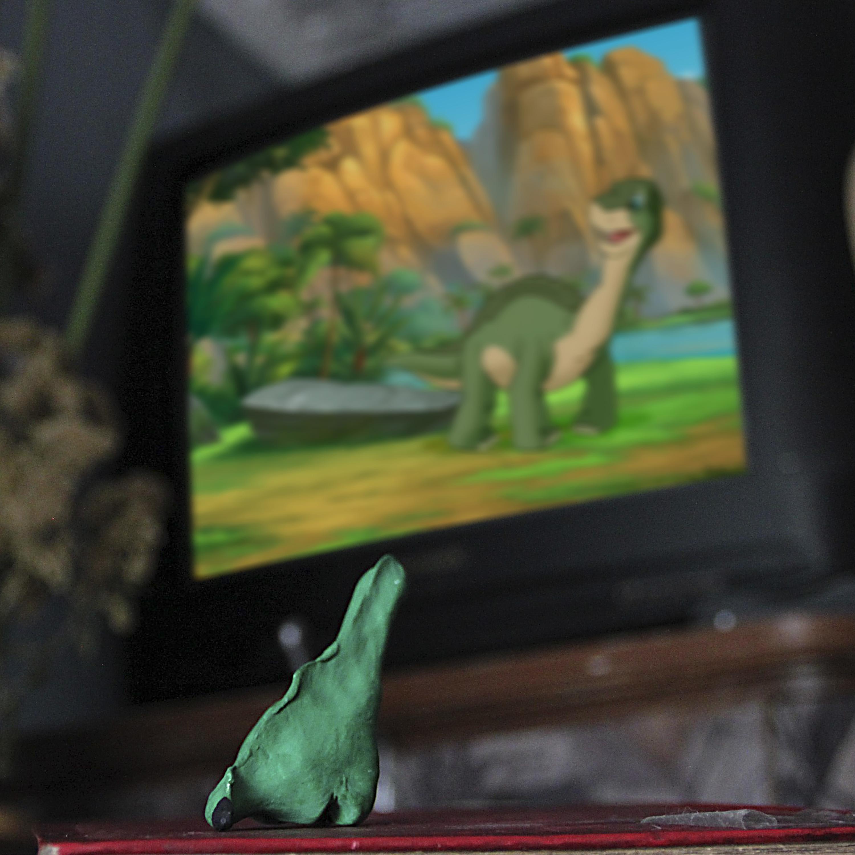 Постер альбома телевизор для динозавров