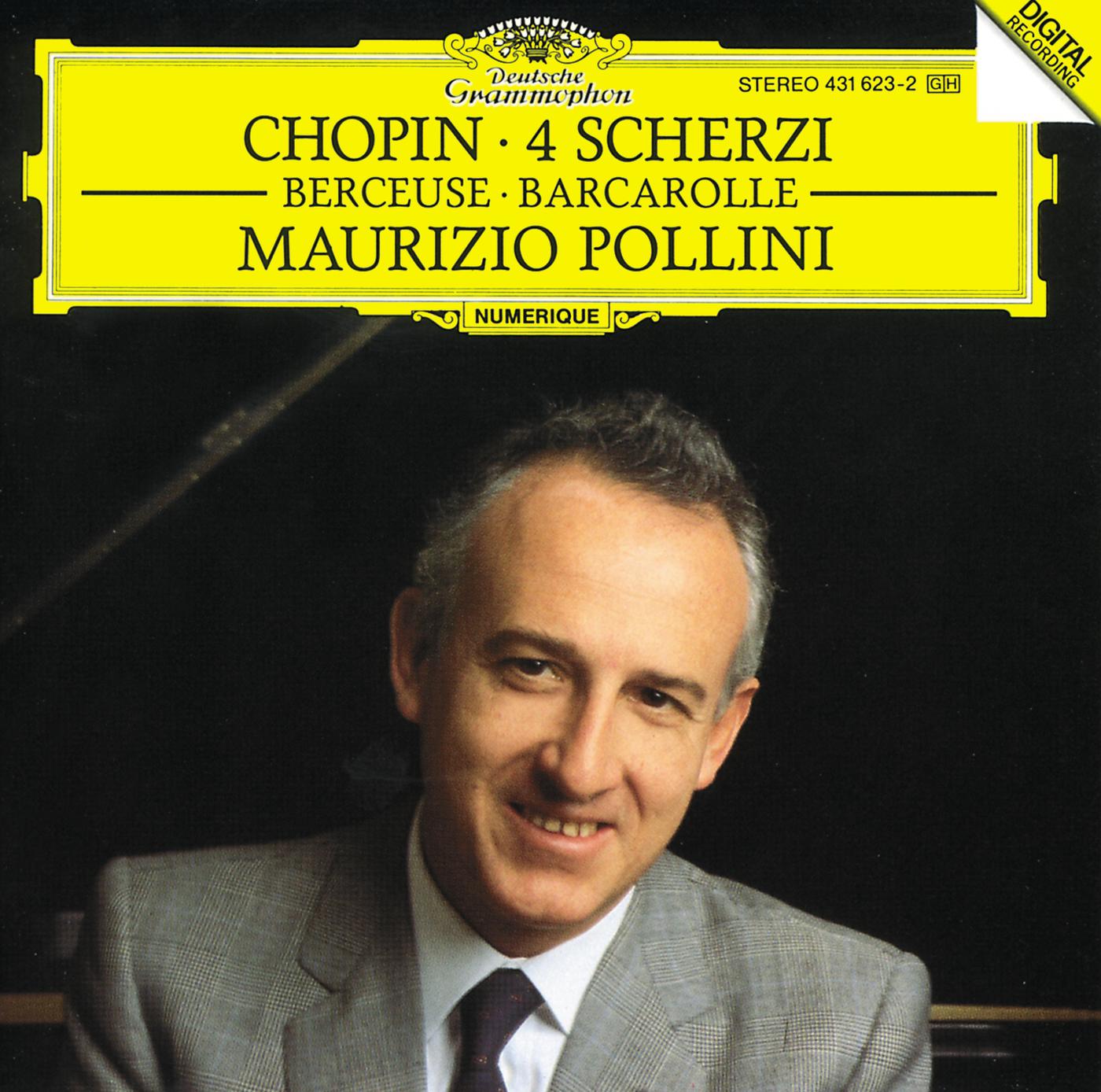 Постер альбома Chopin: Scherzi; Berceuse; Barcarolle