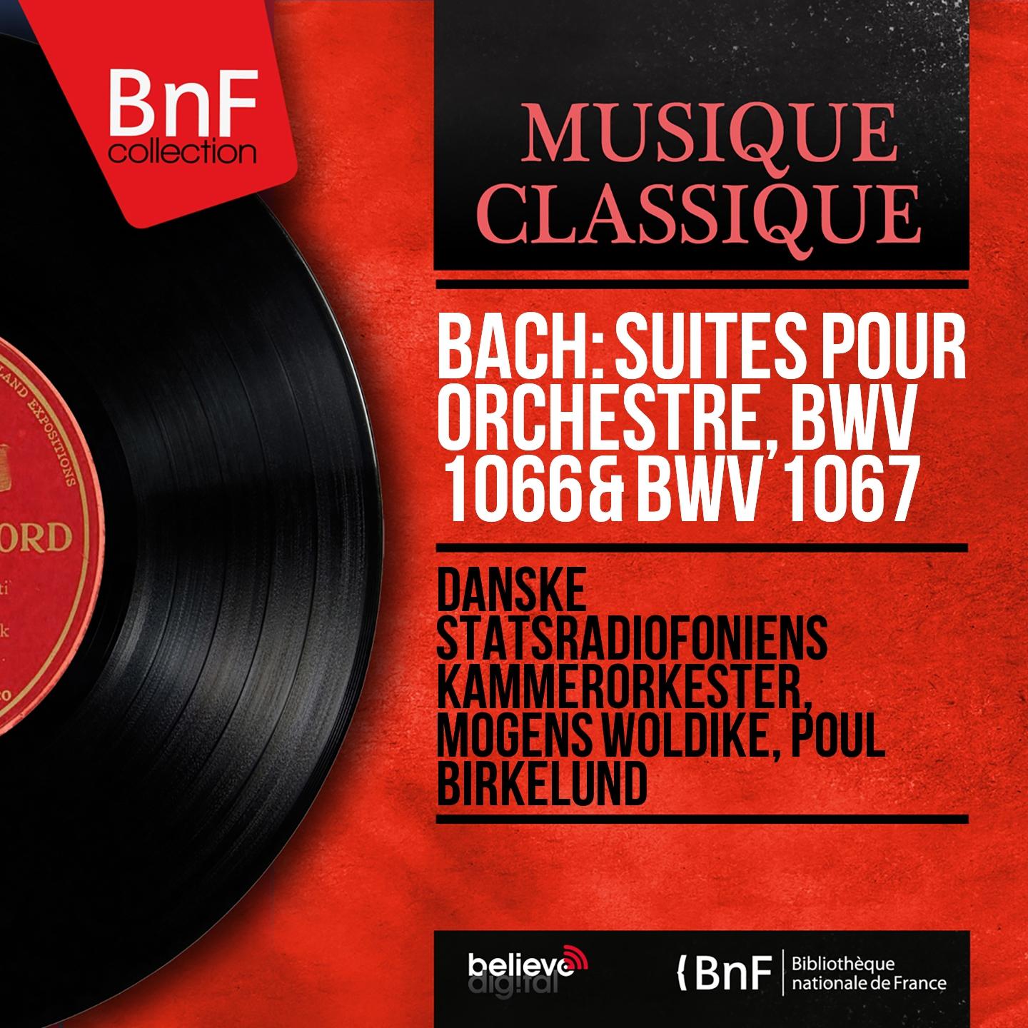 Постер альбома Bach: Suites pour orchestre, BWV 1066 & BWV 1067 (Mono Version)