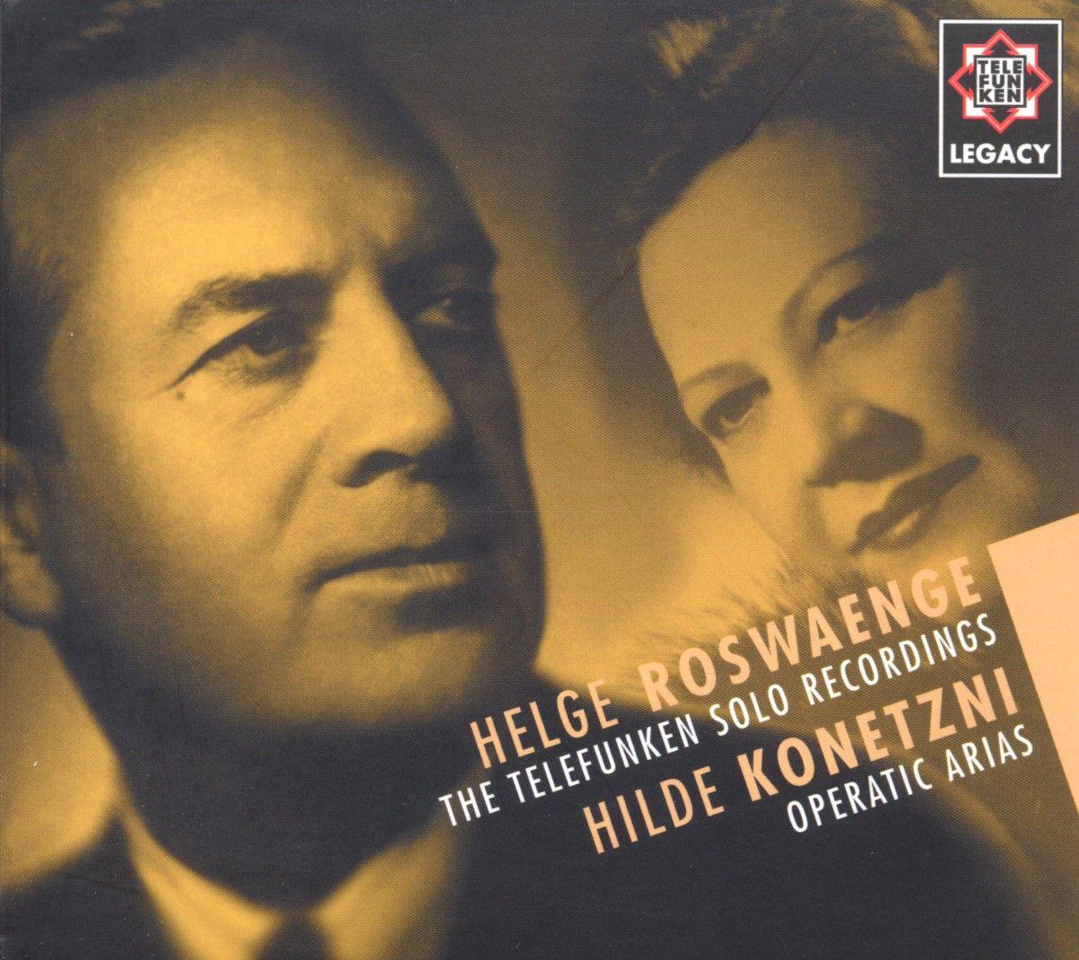 Постер альбома Roswaenge & Konetzni - Telefunken Legacy