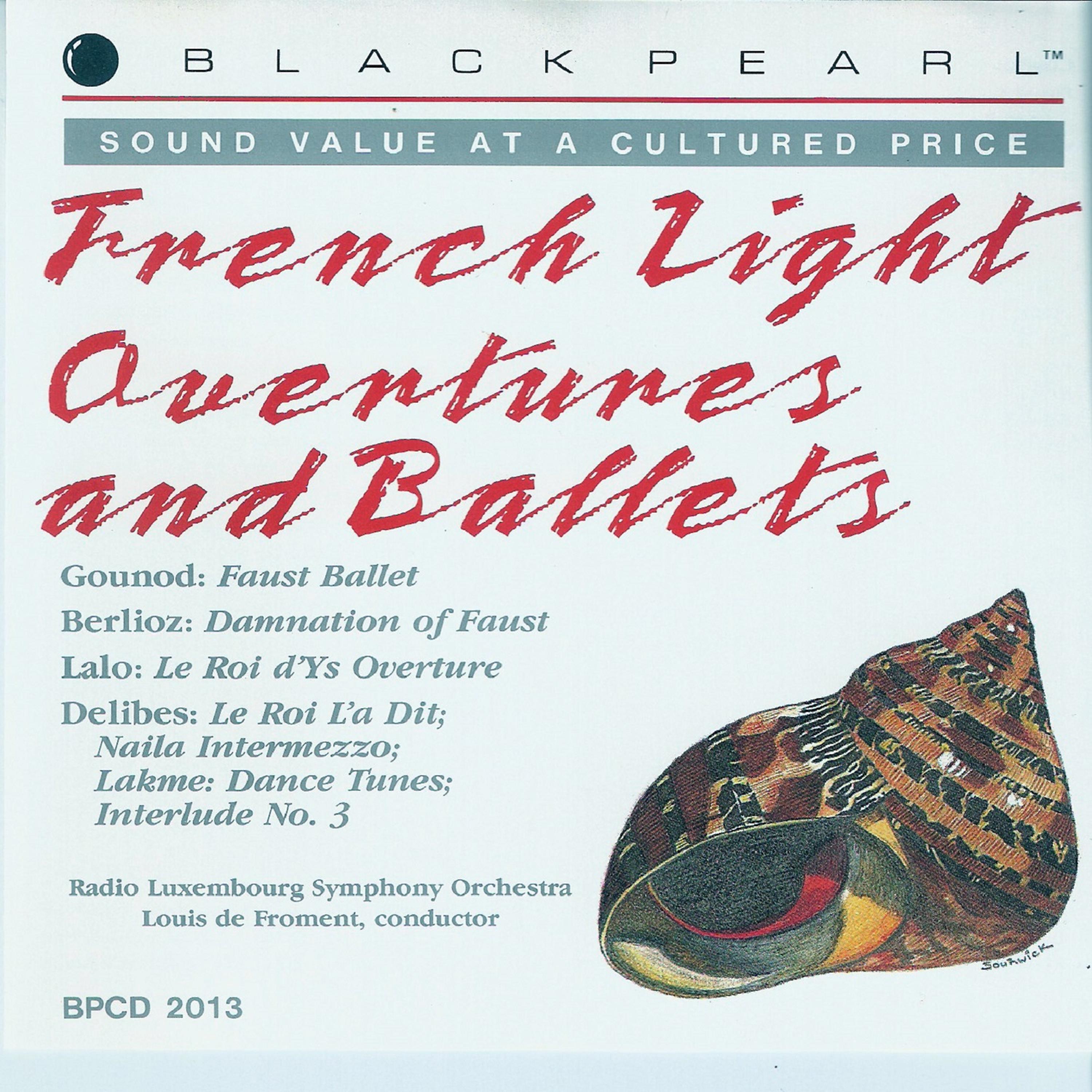 Постер альбома French Light Overtures and Ballets