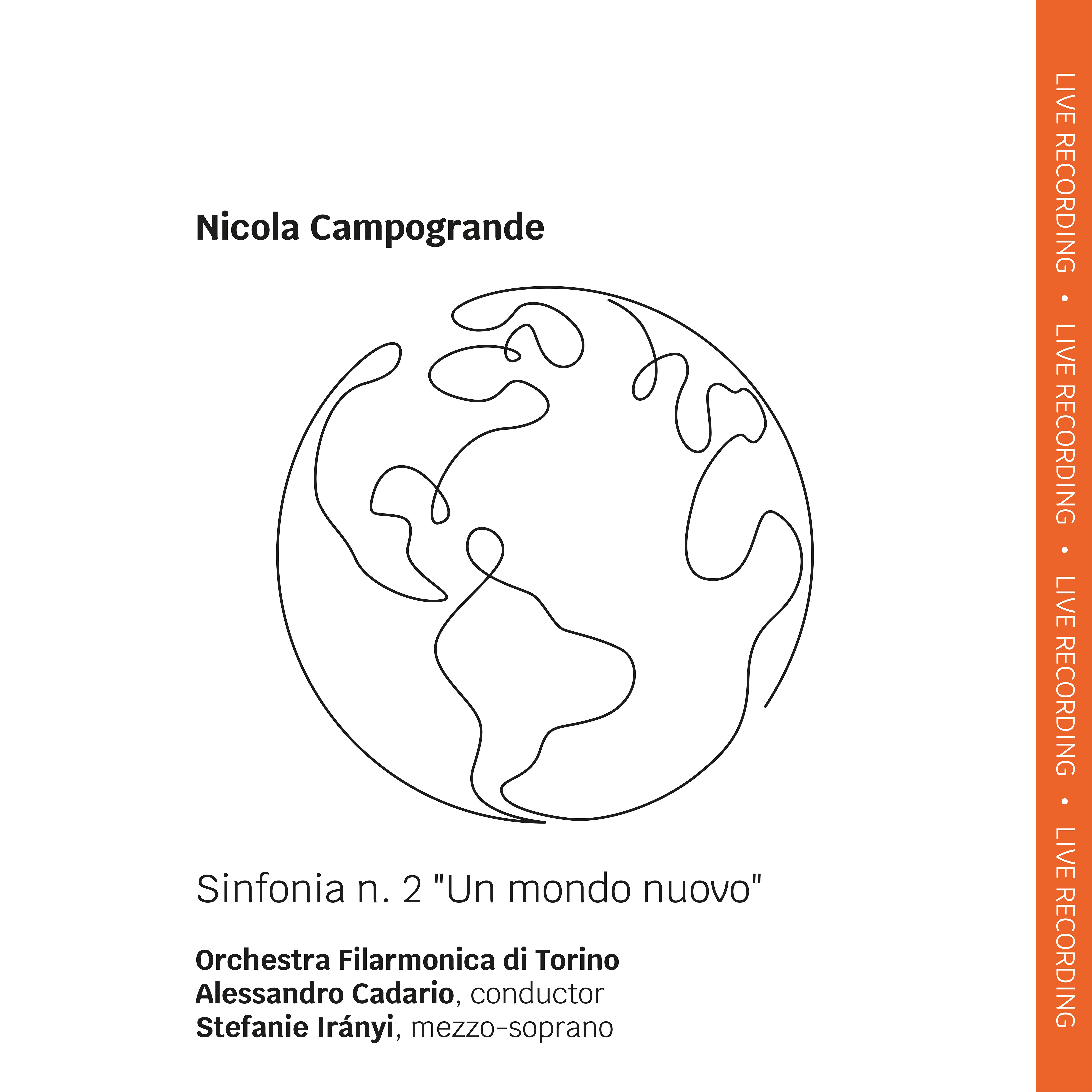 Постер альбома Nicola Campogrande: Sinfonia No. 2 "Un mondo nuovo"
