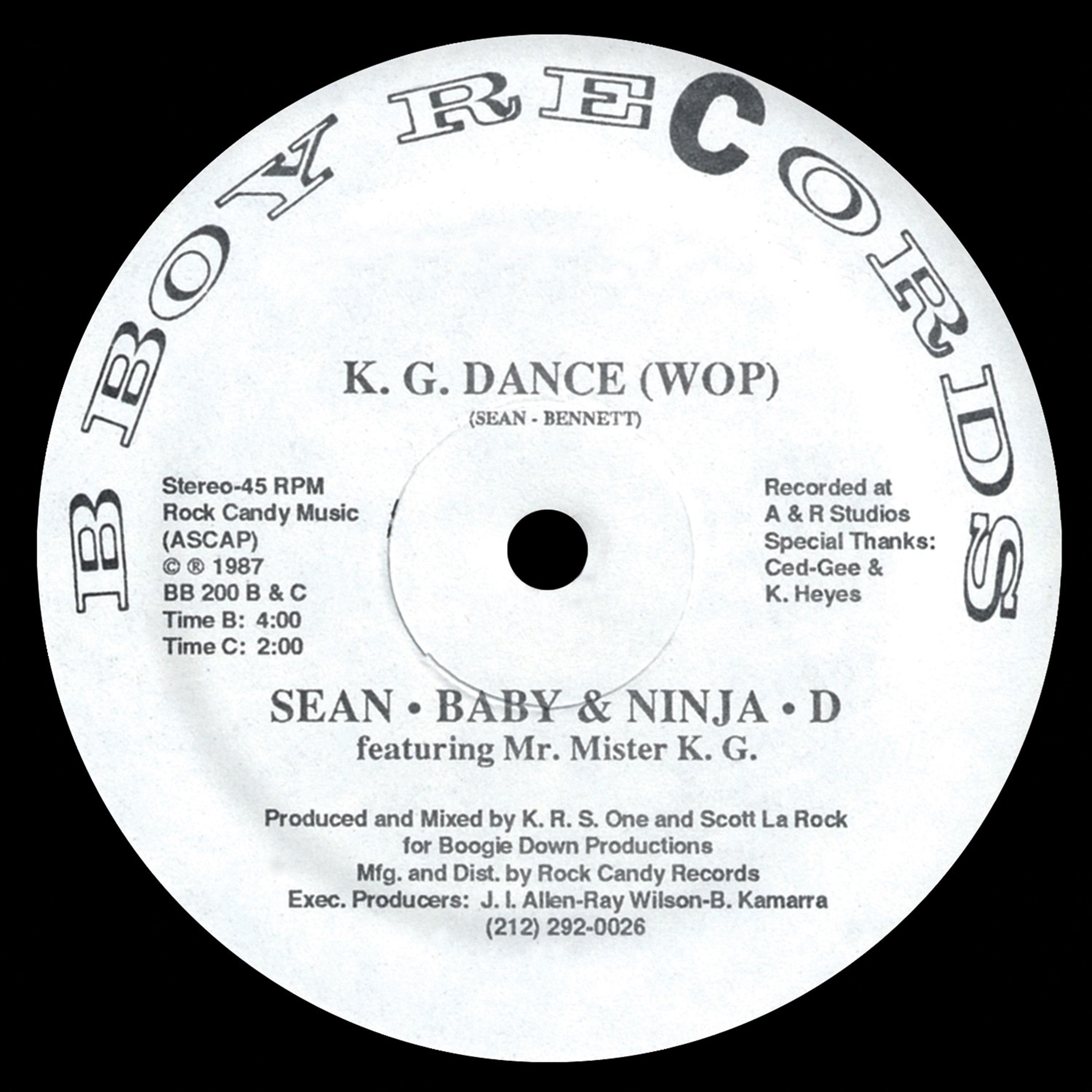 Постер альбома K.G. Dance (Wop) [feat. Mr. Mister K.G.]