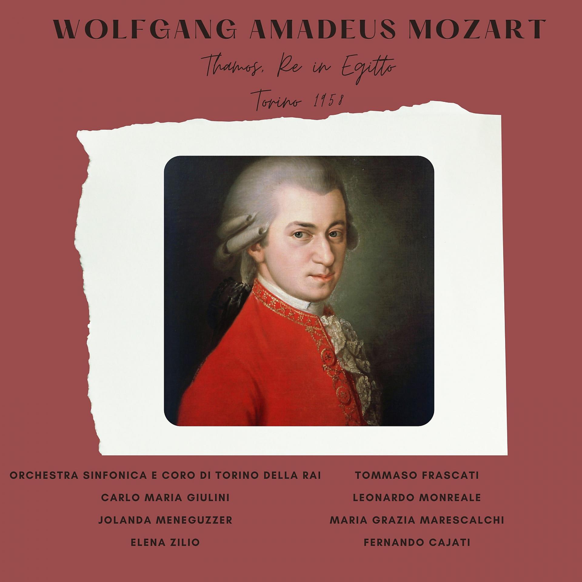 Постер альбома Wolfgang Amadeus Mozart : Thamos, König in Ägypten - Thamos, Re in Egitto