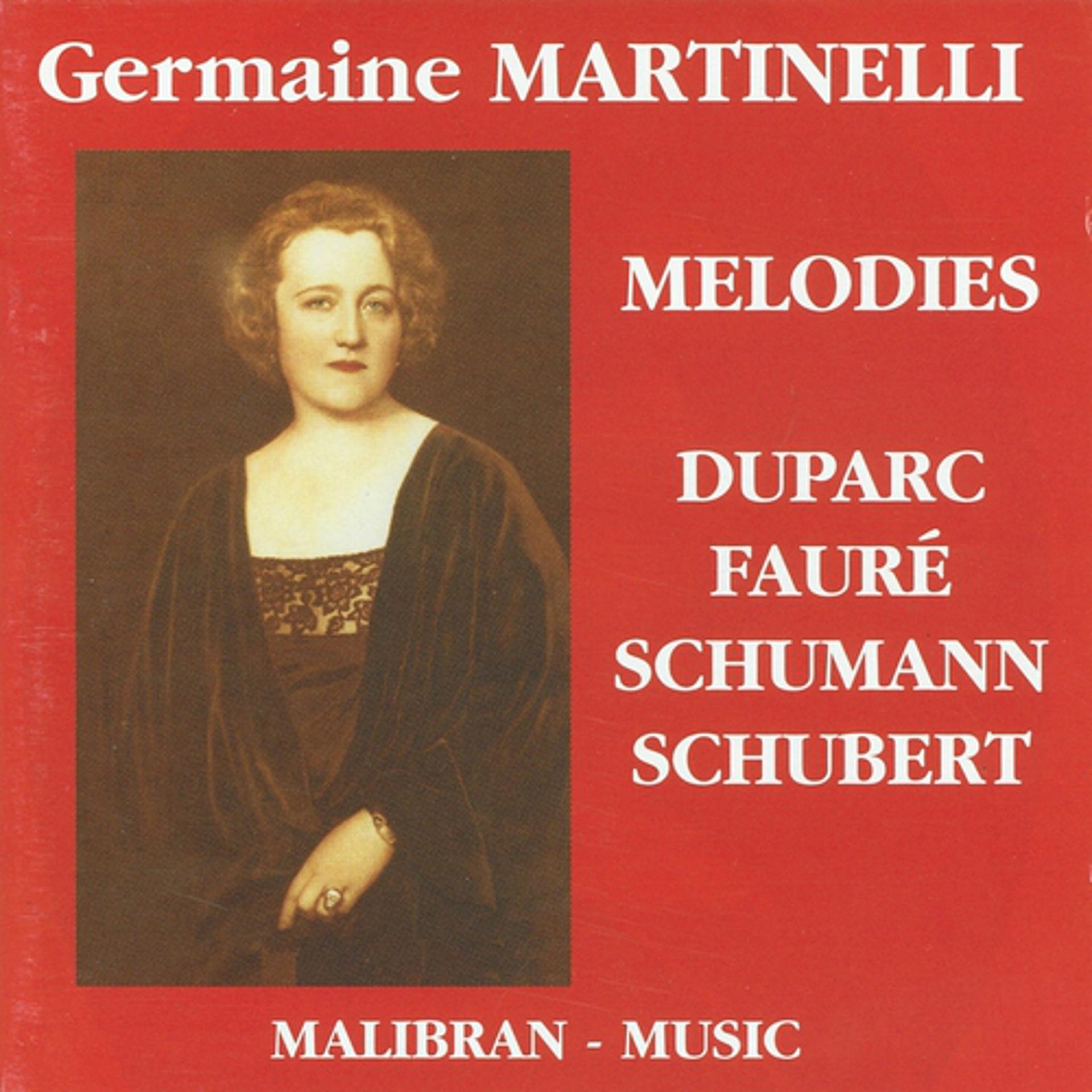 Постер альбома Duparc, Fauré, Schumann & Schubert : Mélodies