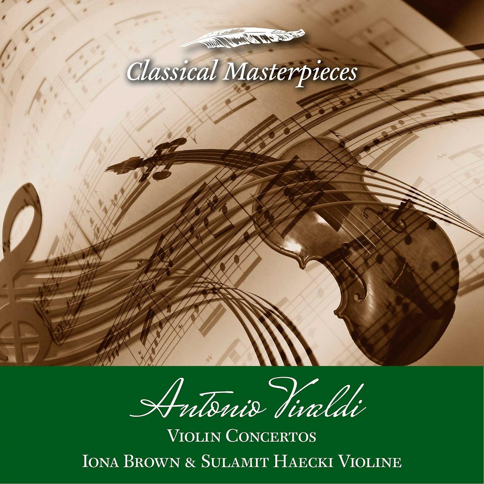 Постер альбома Antonio Vivaldi Violin Concertos Iona Brown & Sulamit Haecki Violine