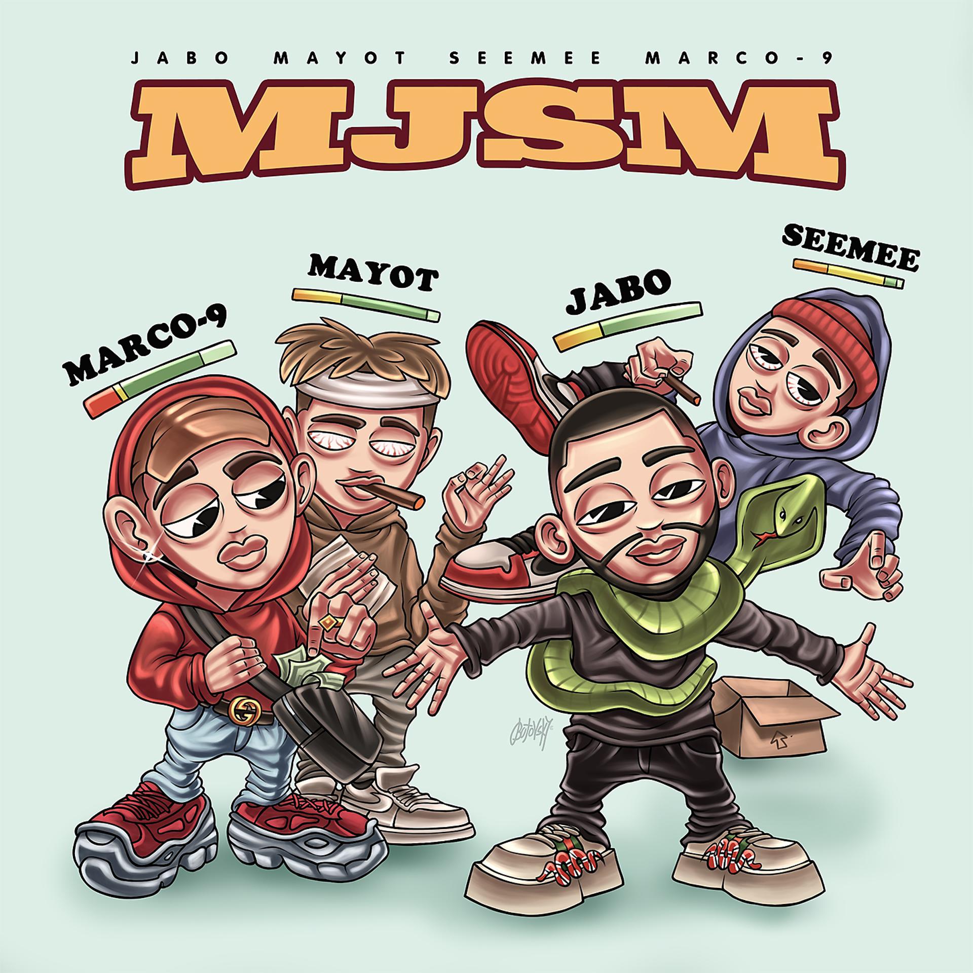 Постер к треку Jabo, Mayot, JABO, MAYOT, Seemee, Marco-9 - MJSM