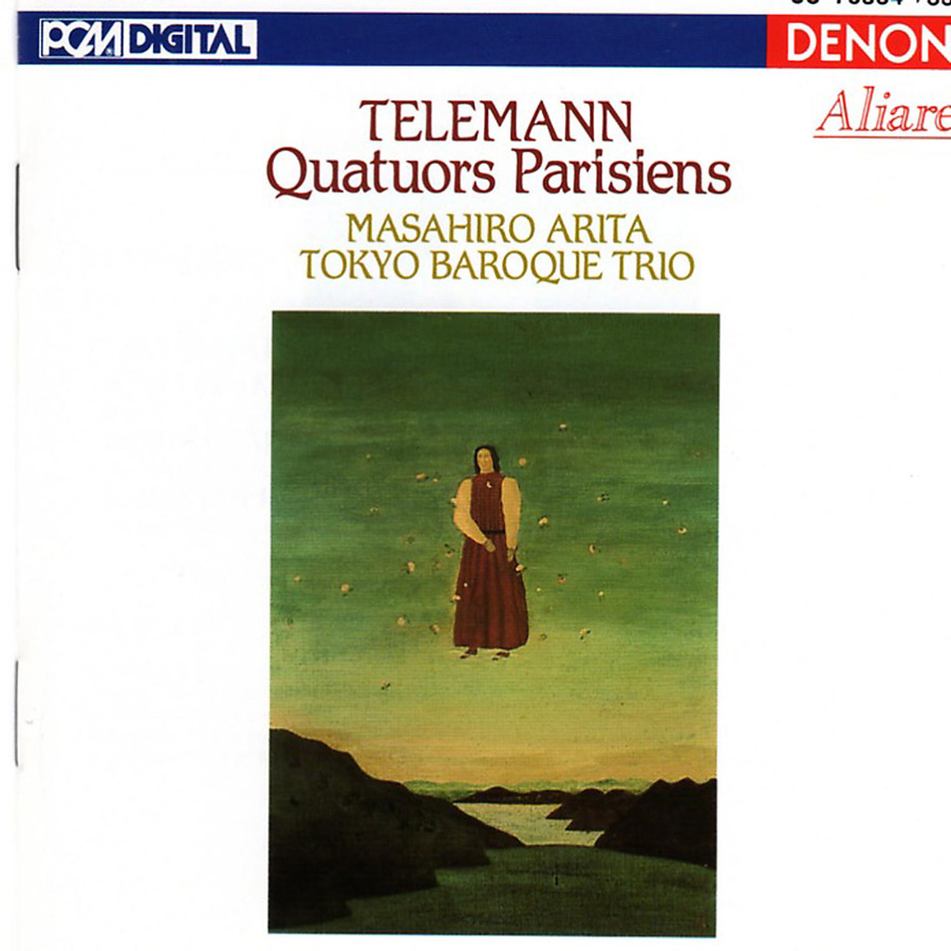 Постер альбома Telemann: Quatuors Parisiens