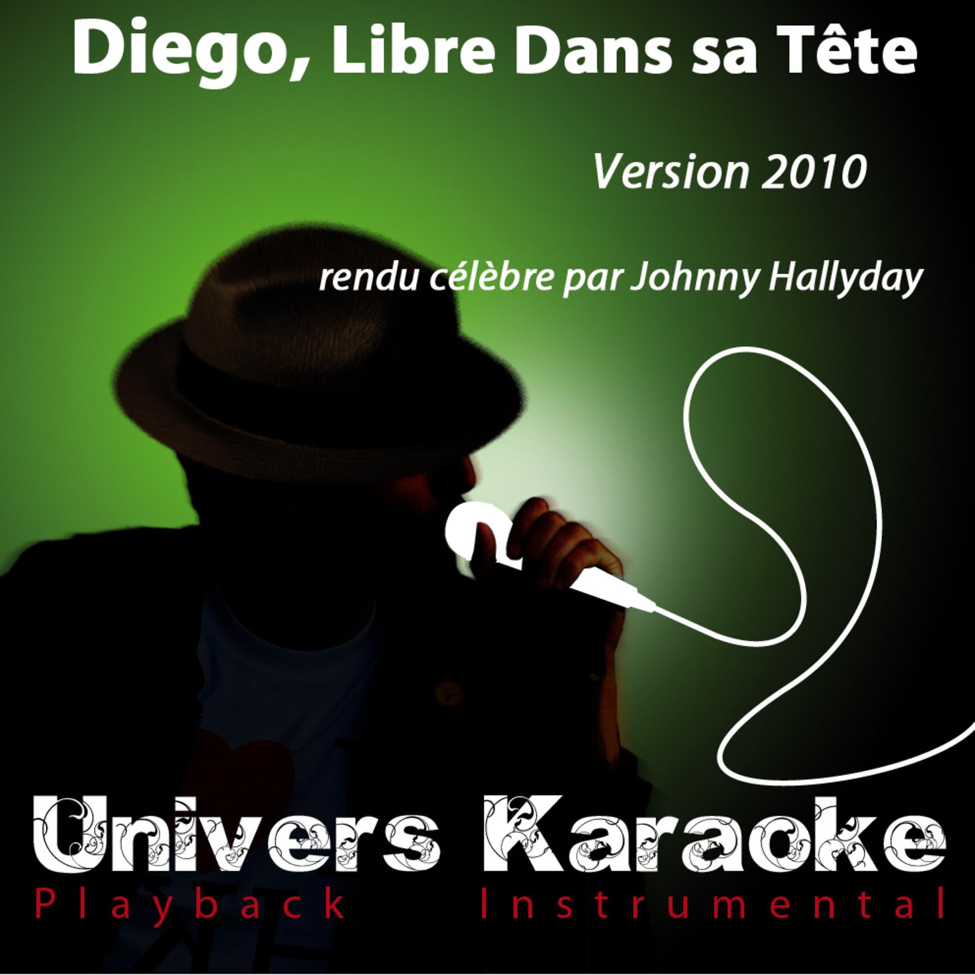 Постер альбома Diego, libre dans sa tête (Rendu célèbre par Johnny Hallyday) [Version karaoké] - Single