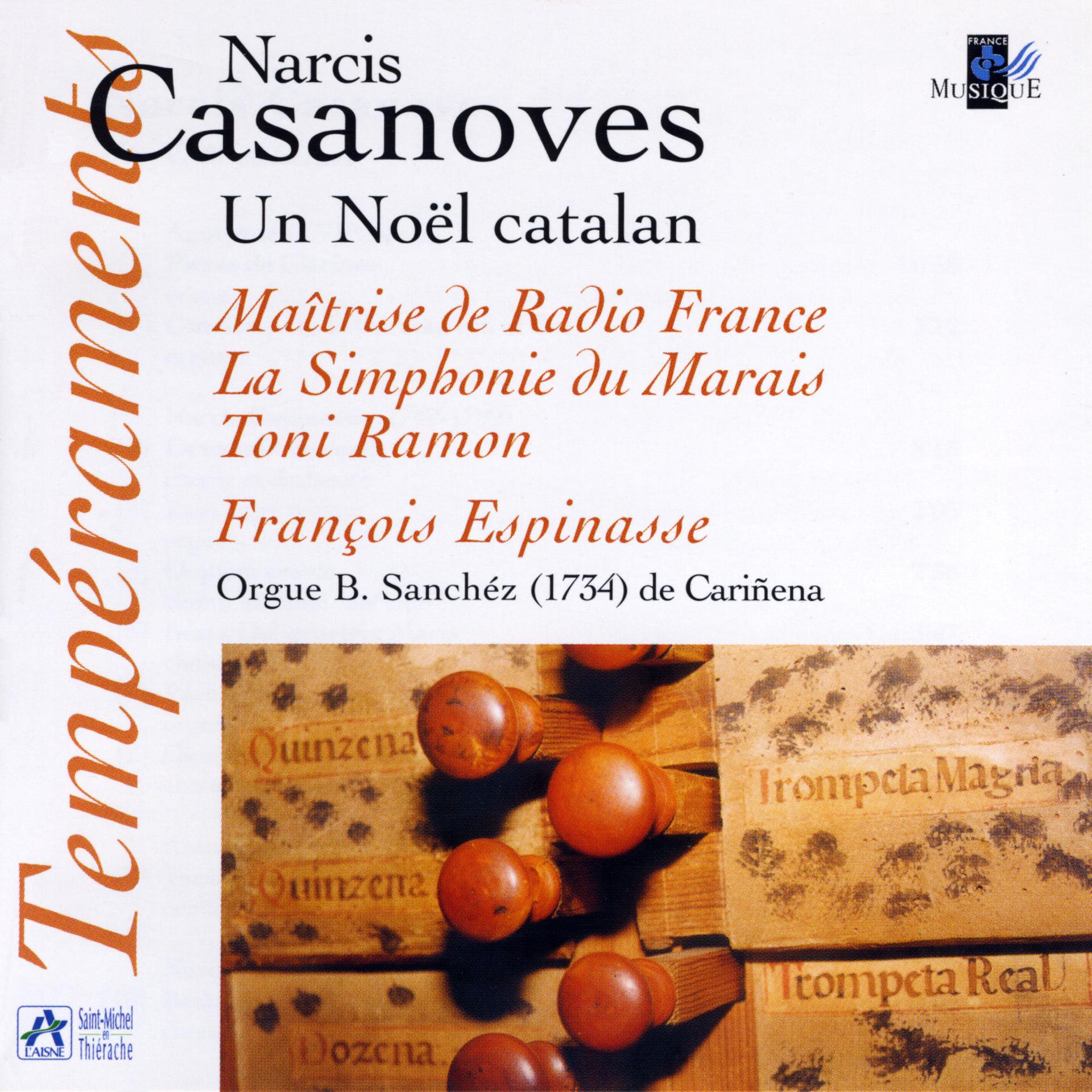 Постер альбома Casanoves: Un Noël catalan (Orgue B. Sanchéz de Cariñena, Aragon)