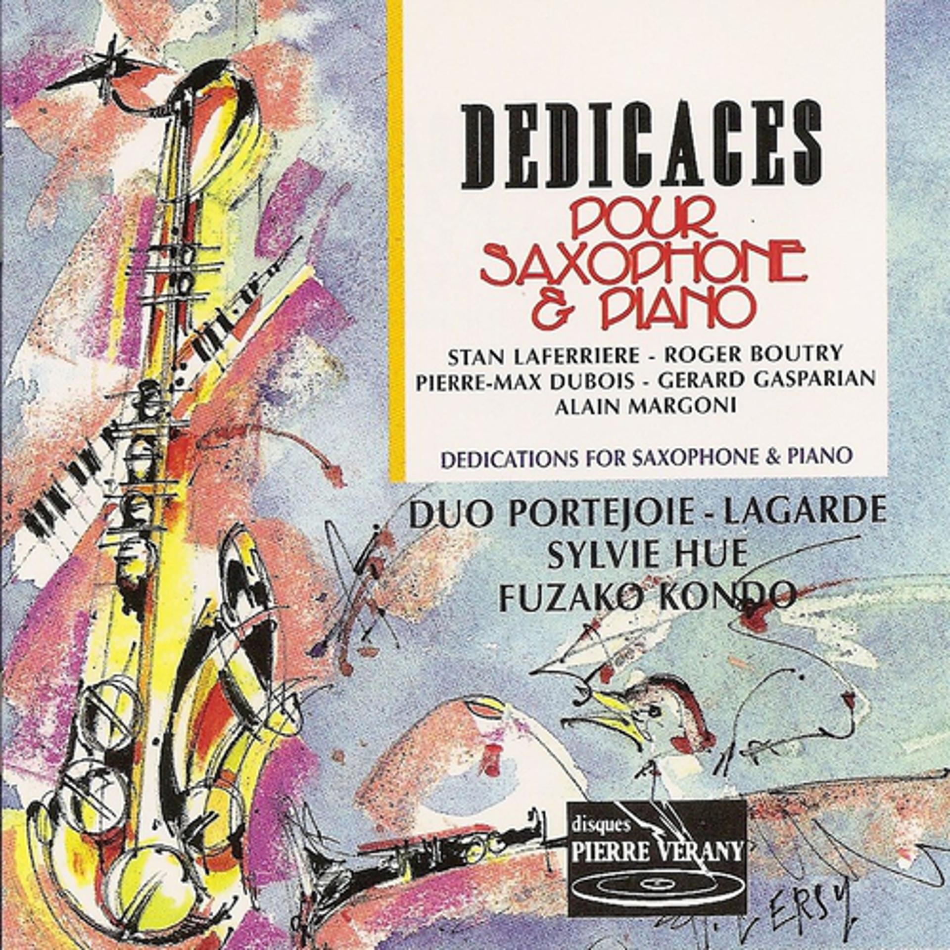 Постер альбома Dédicaces pour saxophone et piano