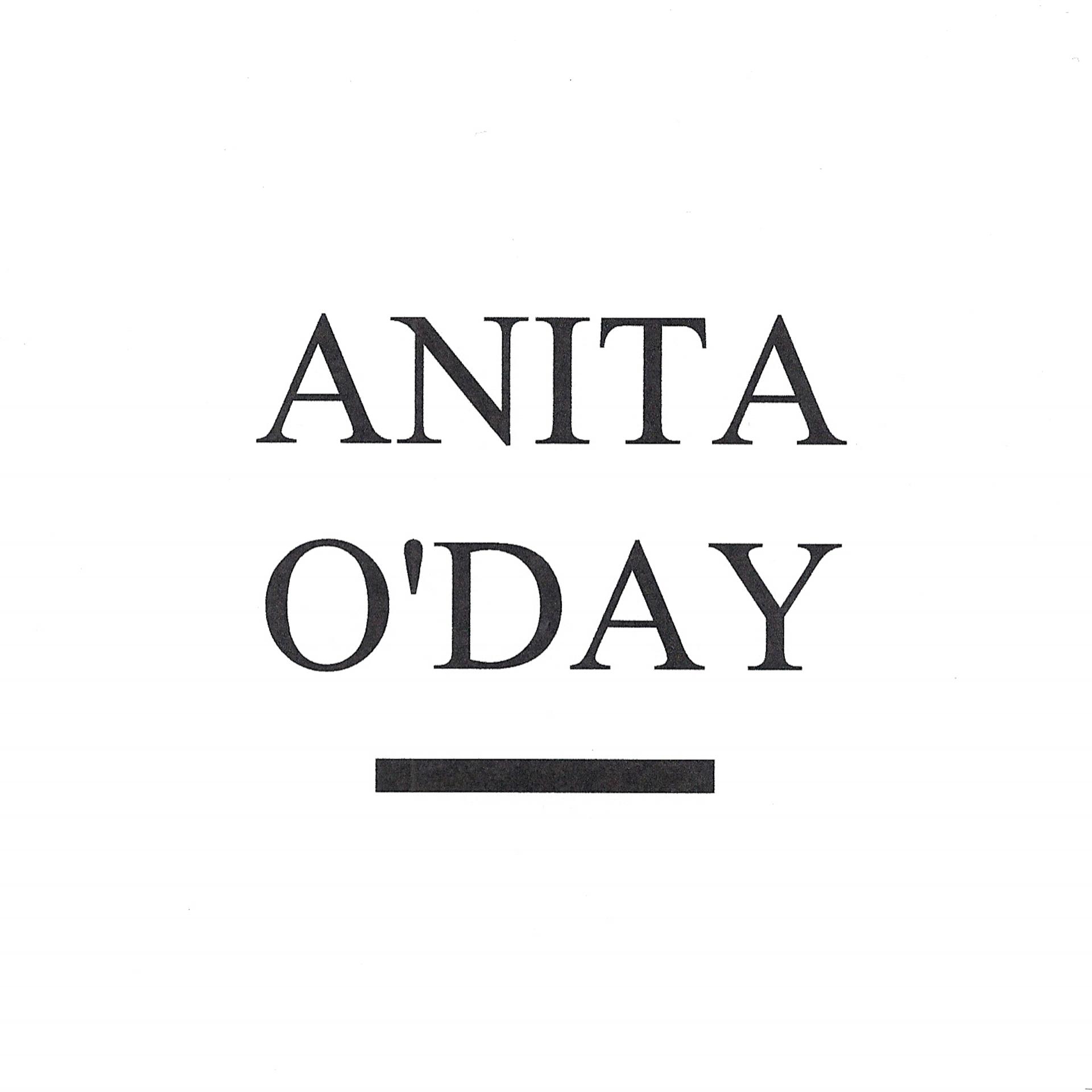 Постер альбома Anita o'day