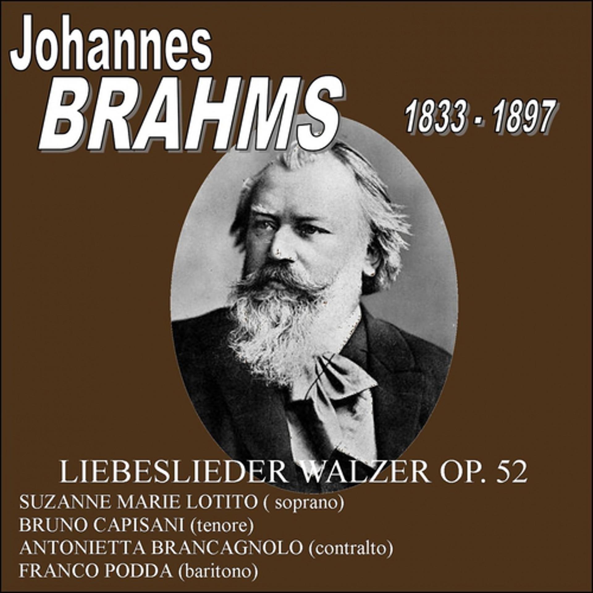 Постер альбома Brahms: Liebeslieder Walzer, Op. 52, Musica vocale da camara