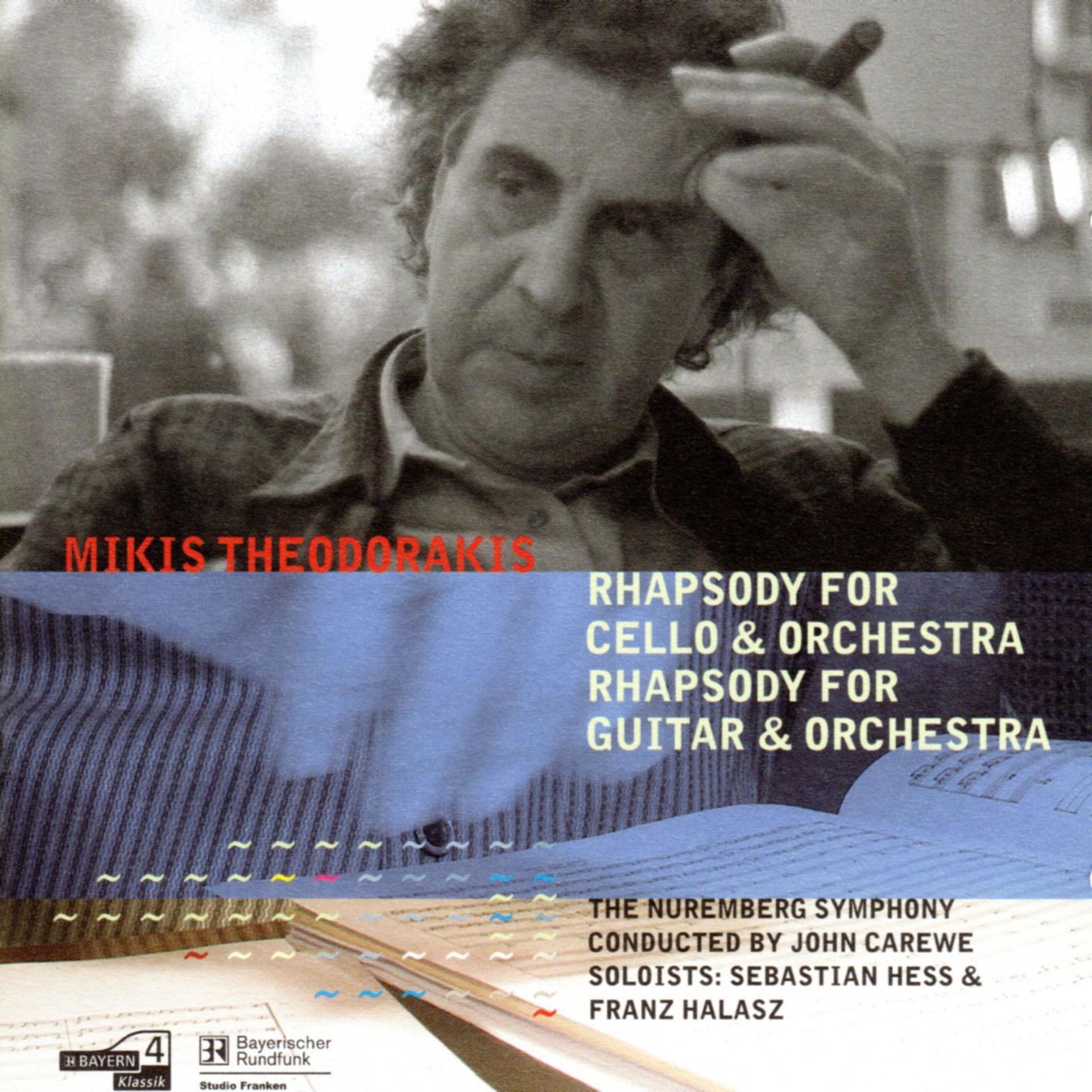 Постер альбома Theodorakis: Rhapsodies For Cello And Guitar