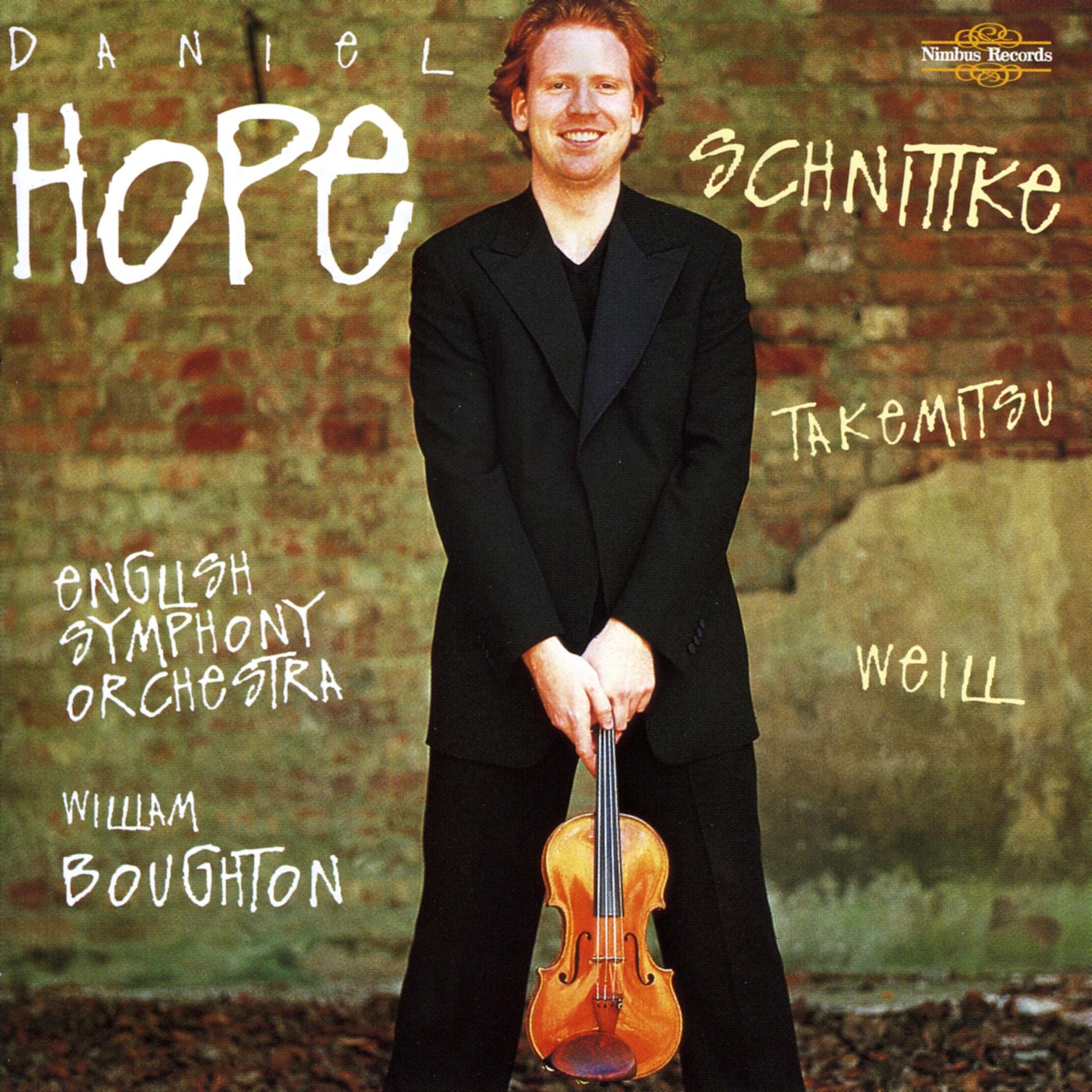 Постер альбома Schnittke, Takemitsu & Weill: Violin Concertos
