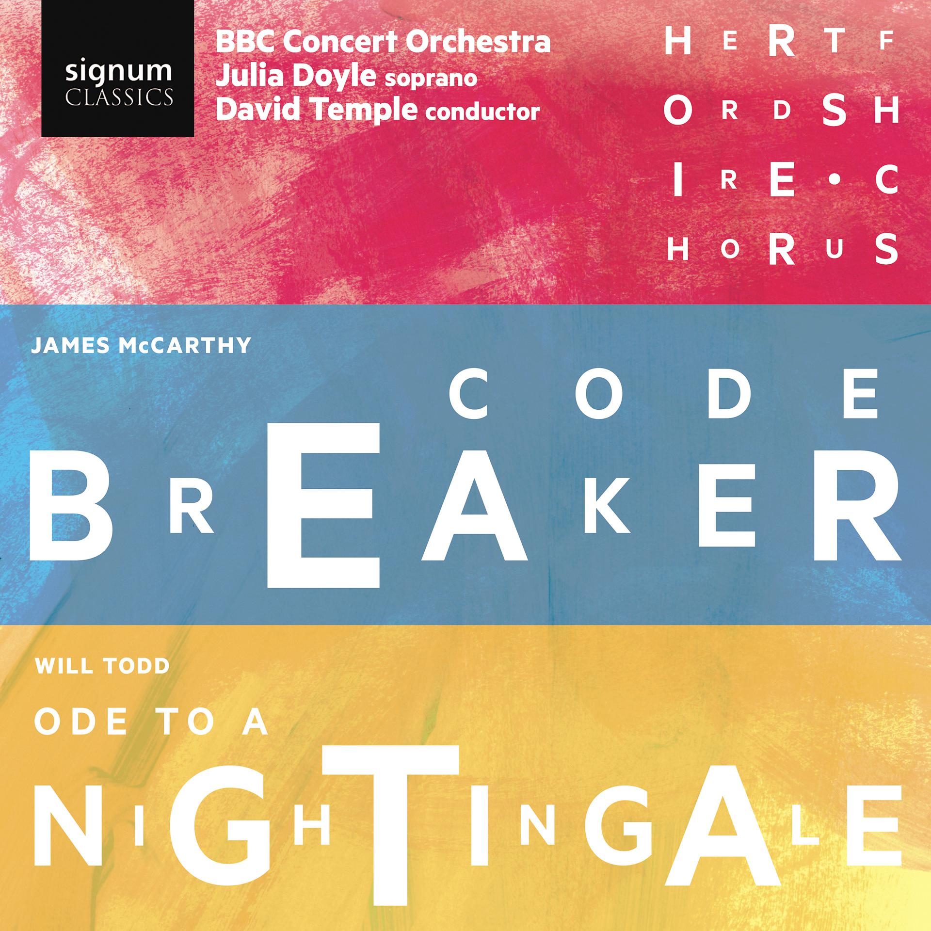 Постер альбома James McCarthy: Code Breaker & Will Todd: Ode to a Nightingale