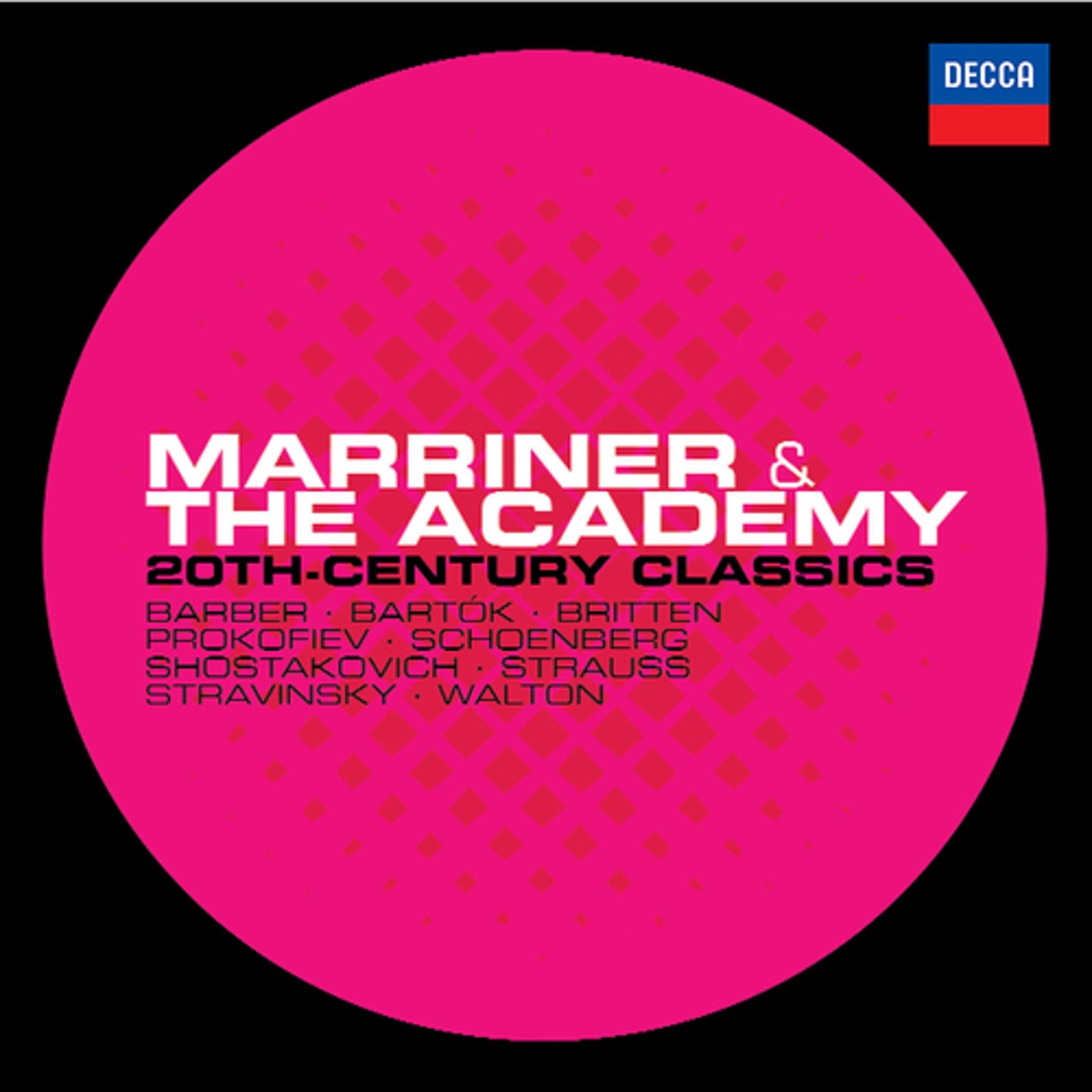 Постер альбома Marriner & The Academy - 20th Century Classics