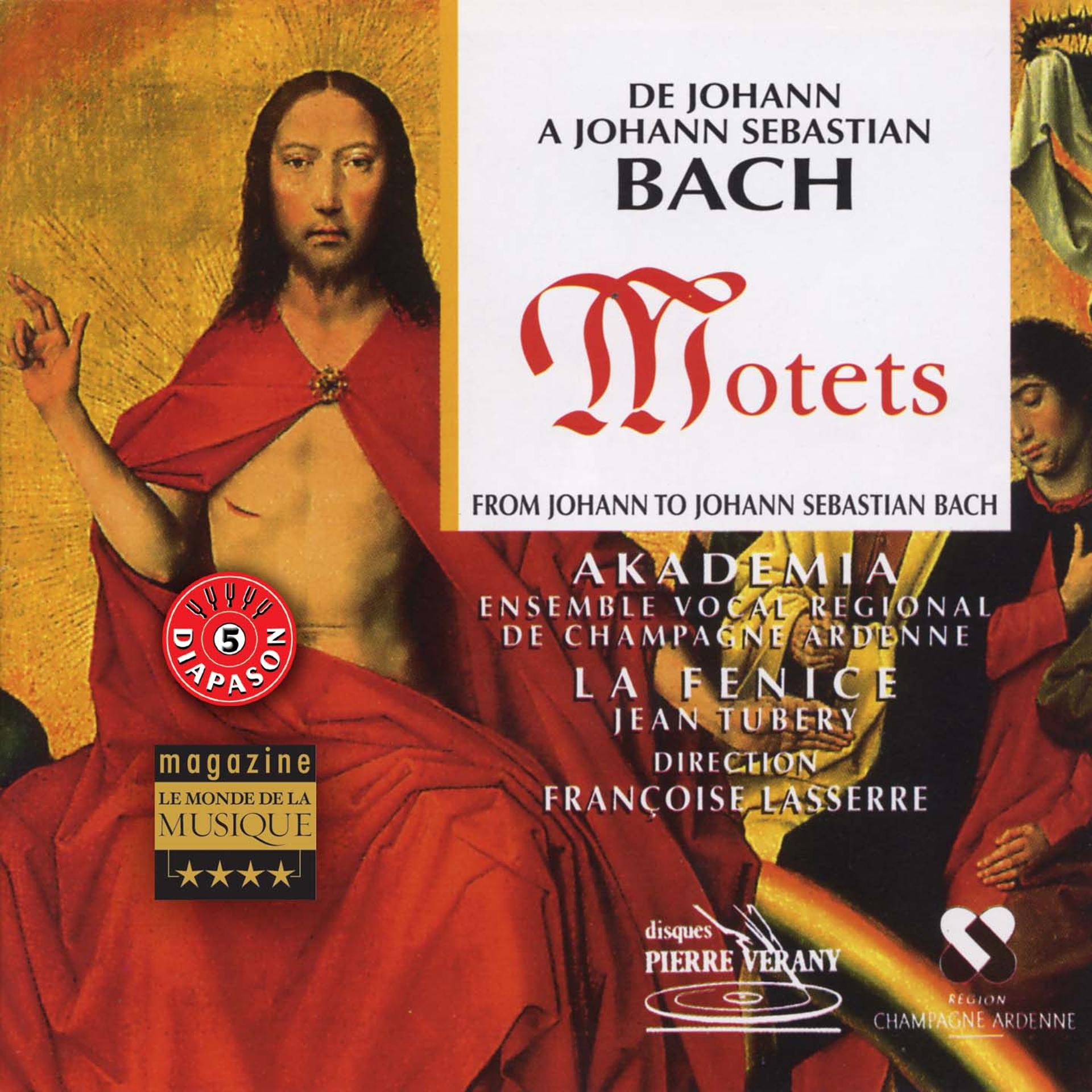 Постер альбома De Johann à Johann Sébastian Bach : Motets