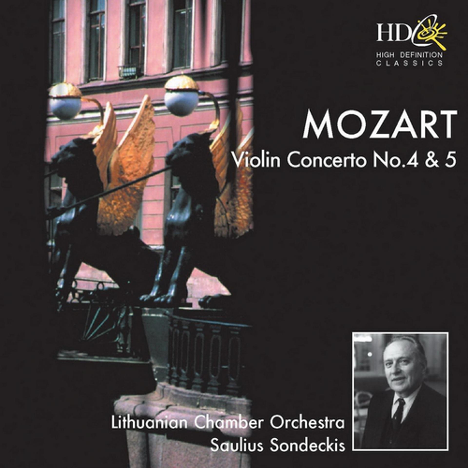 Постер альбома Violin Concerto No.4 in D Major, K.218; Violin Concerto No.5 in A major, K.219