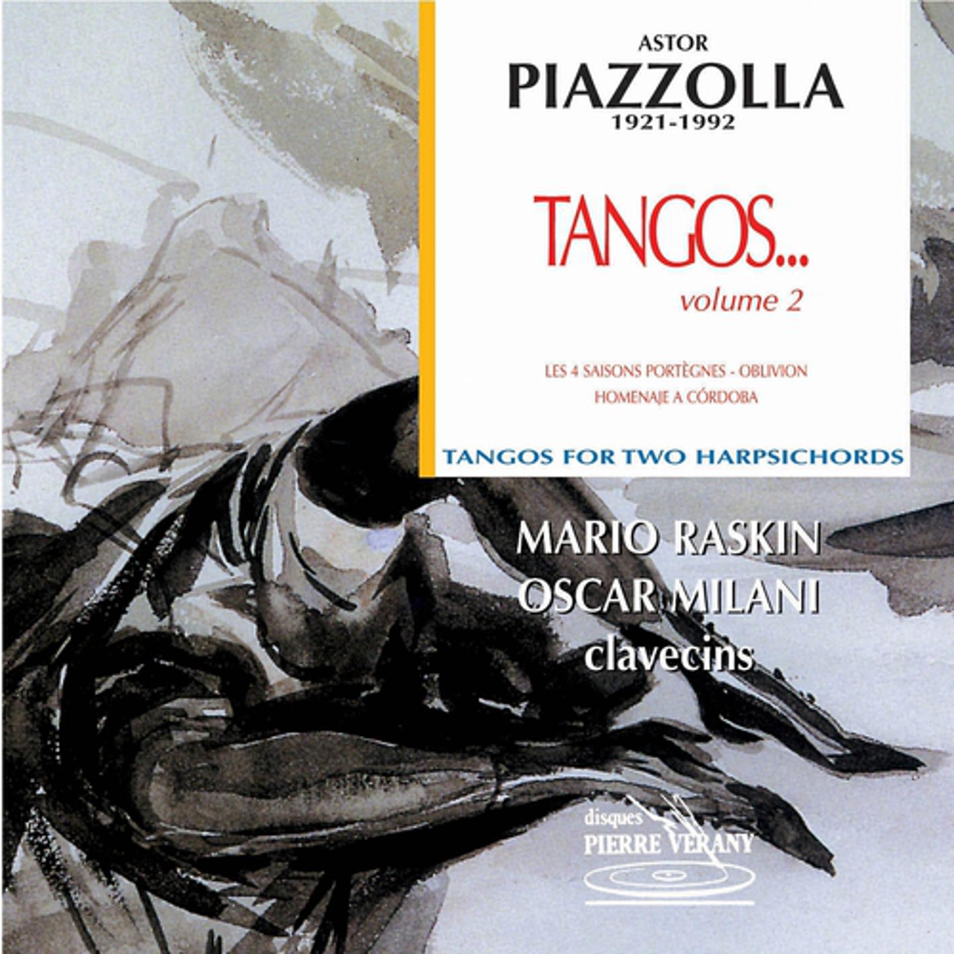 Постер альбома Piazzolla : Tangos pour 2 clavecins, vol. 2