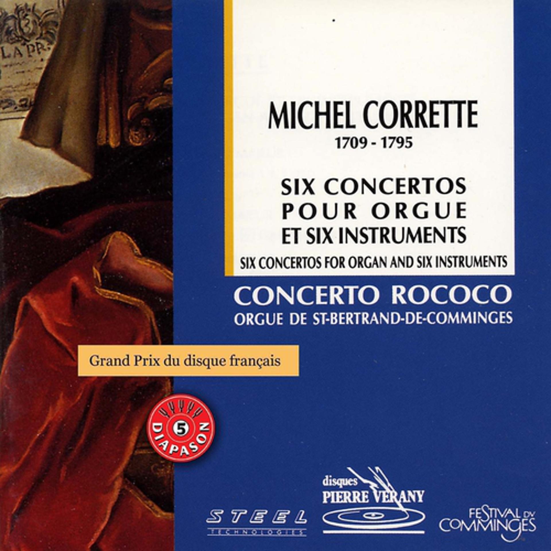 Постер альбома Corrette : 6 concertos pour orgue & 6 instruments