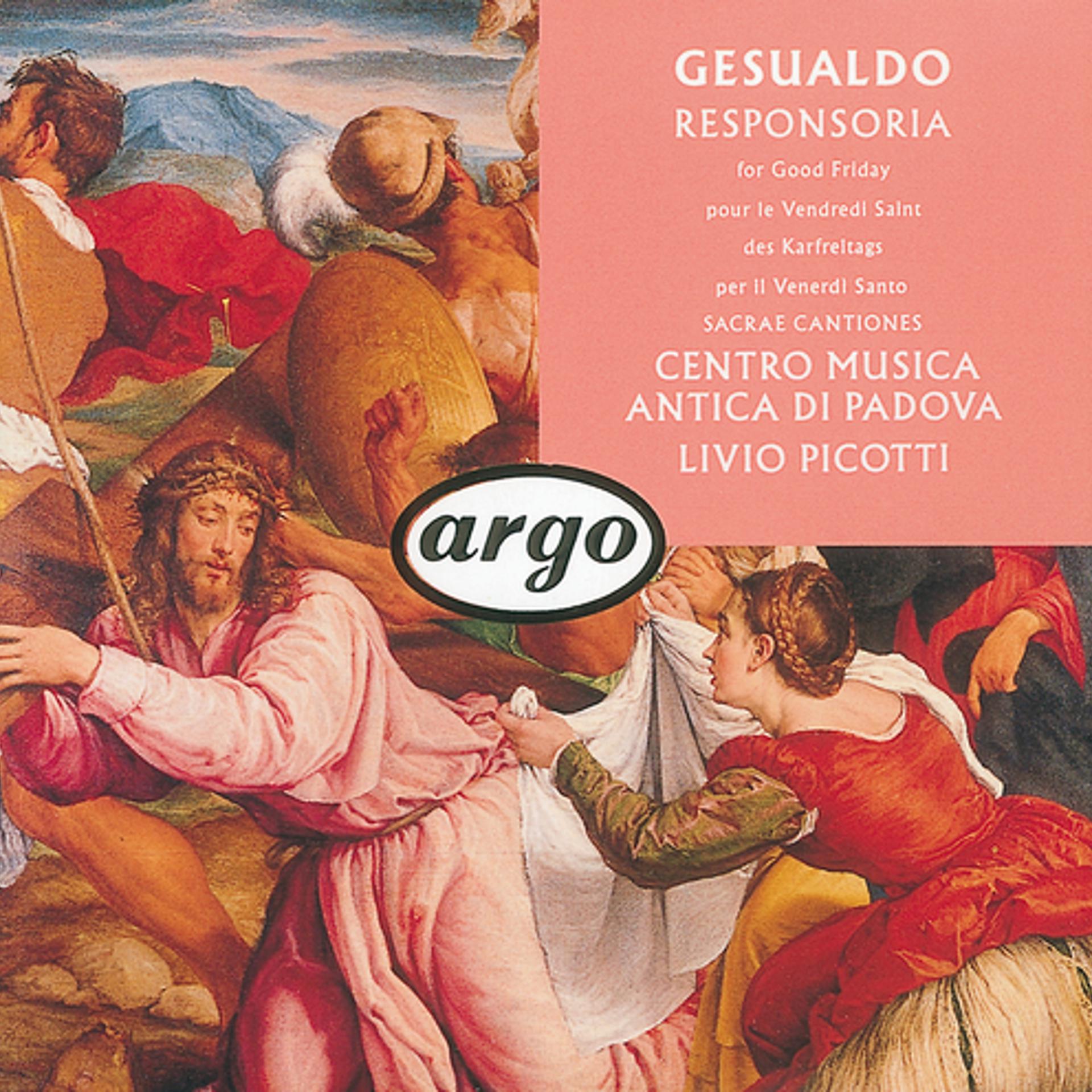 Постер альбома Gesualdo: Sacrae Canciones, Responsoria, Motets
