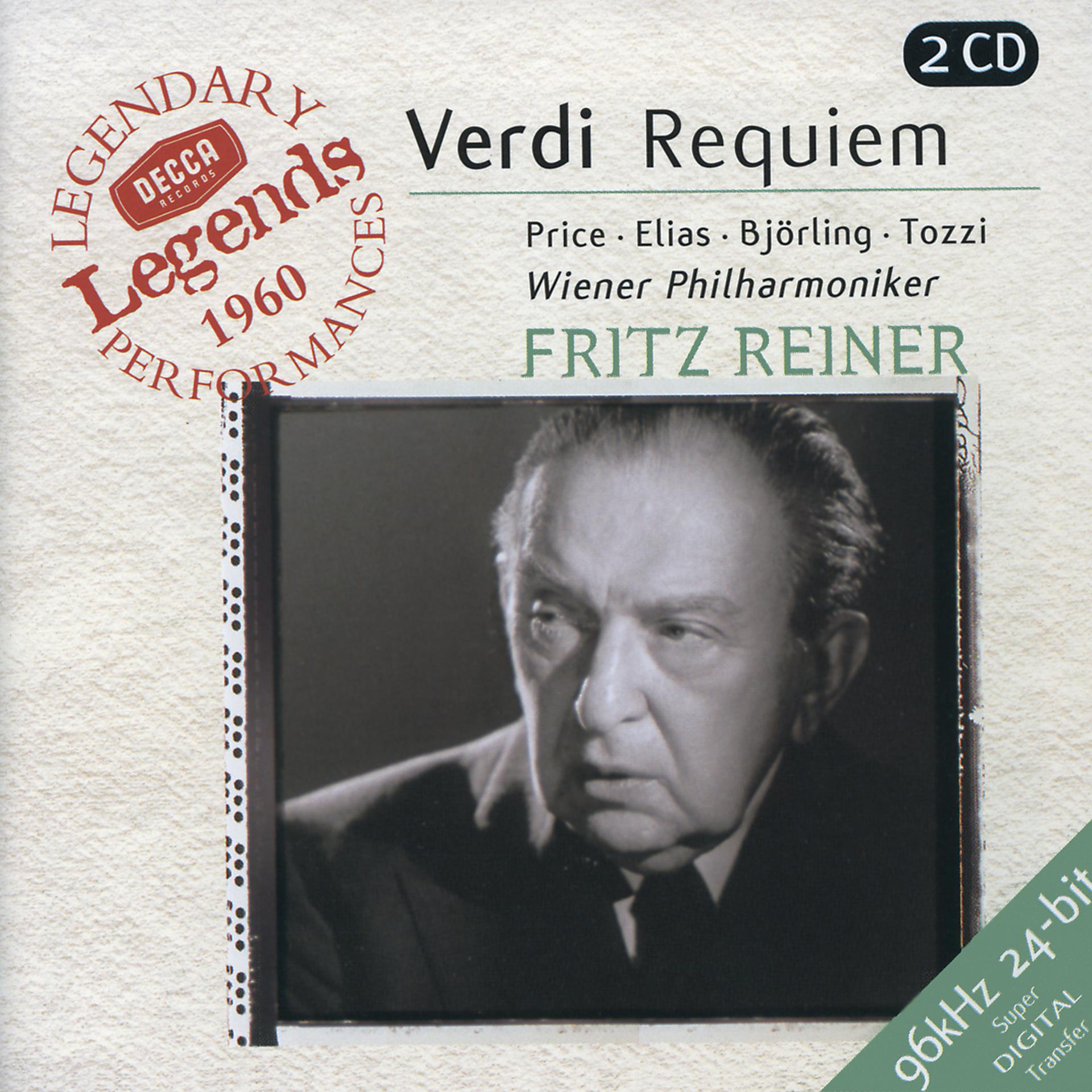 Постер альбома Verdi: Requiem/Quattro Pezzi Sacri