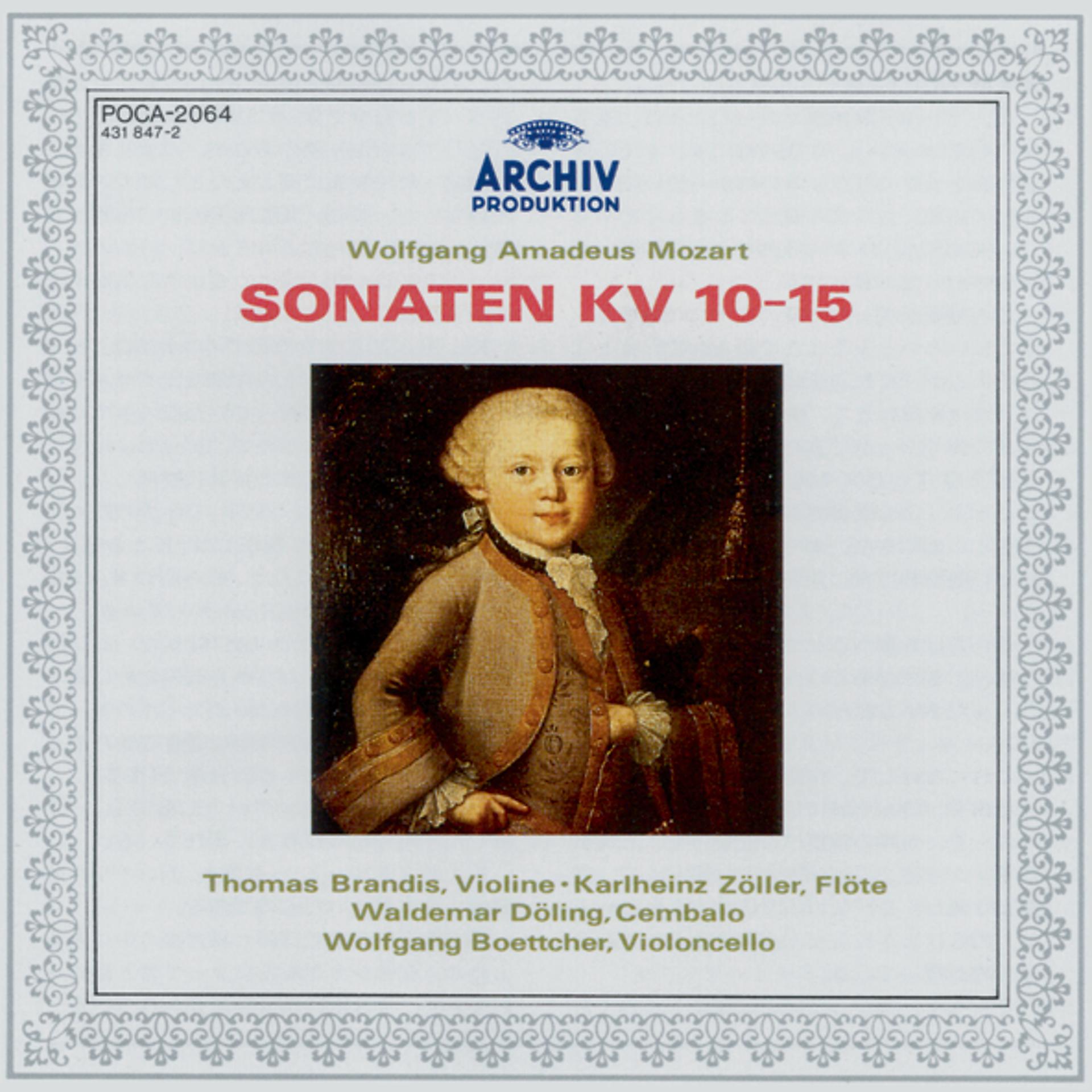 Постер альбома Mozart, W.A.: Sonatas K.10 - 15