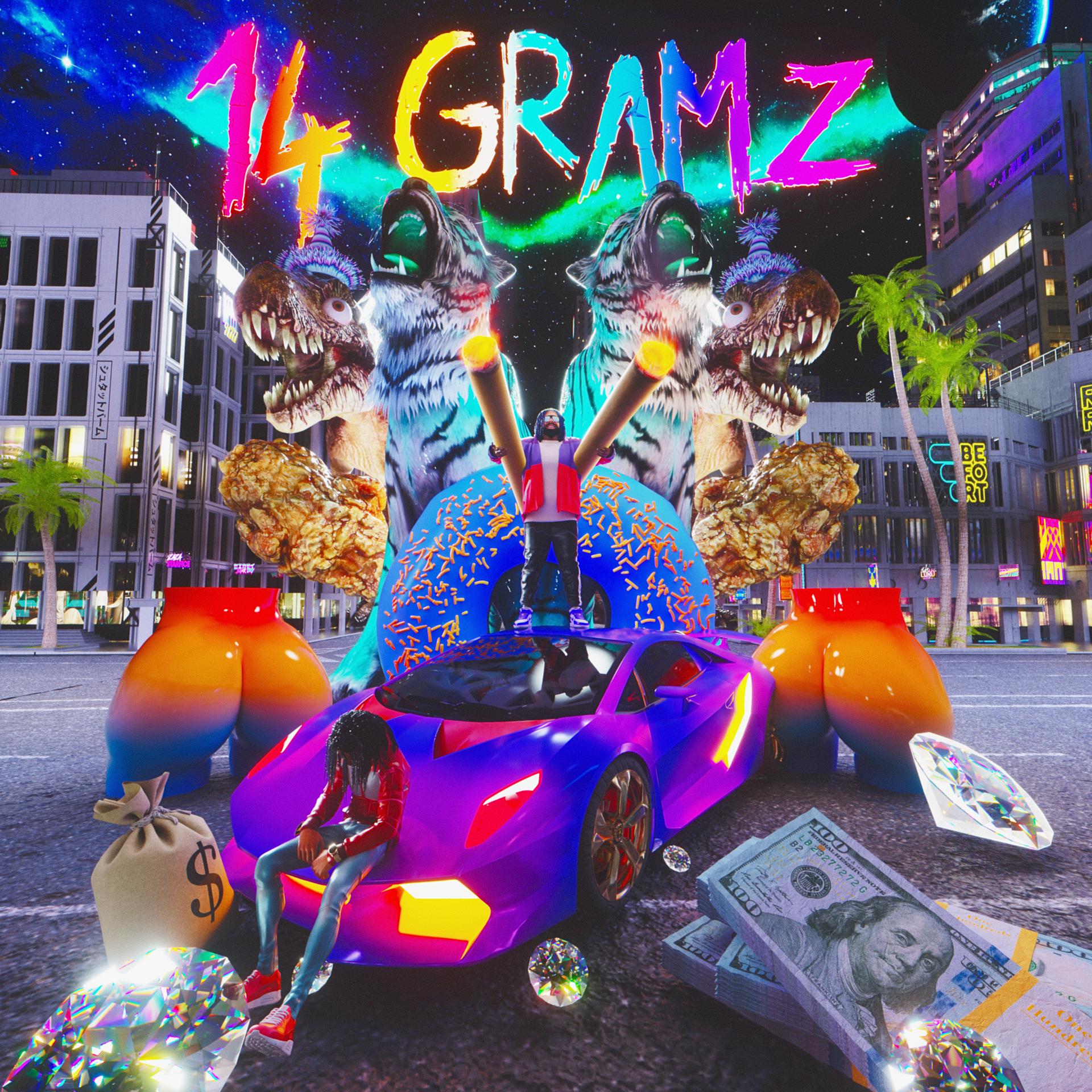 Постер альбома 14 GRAMZ (feat. Valee)