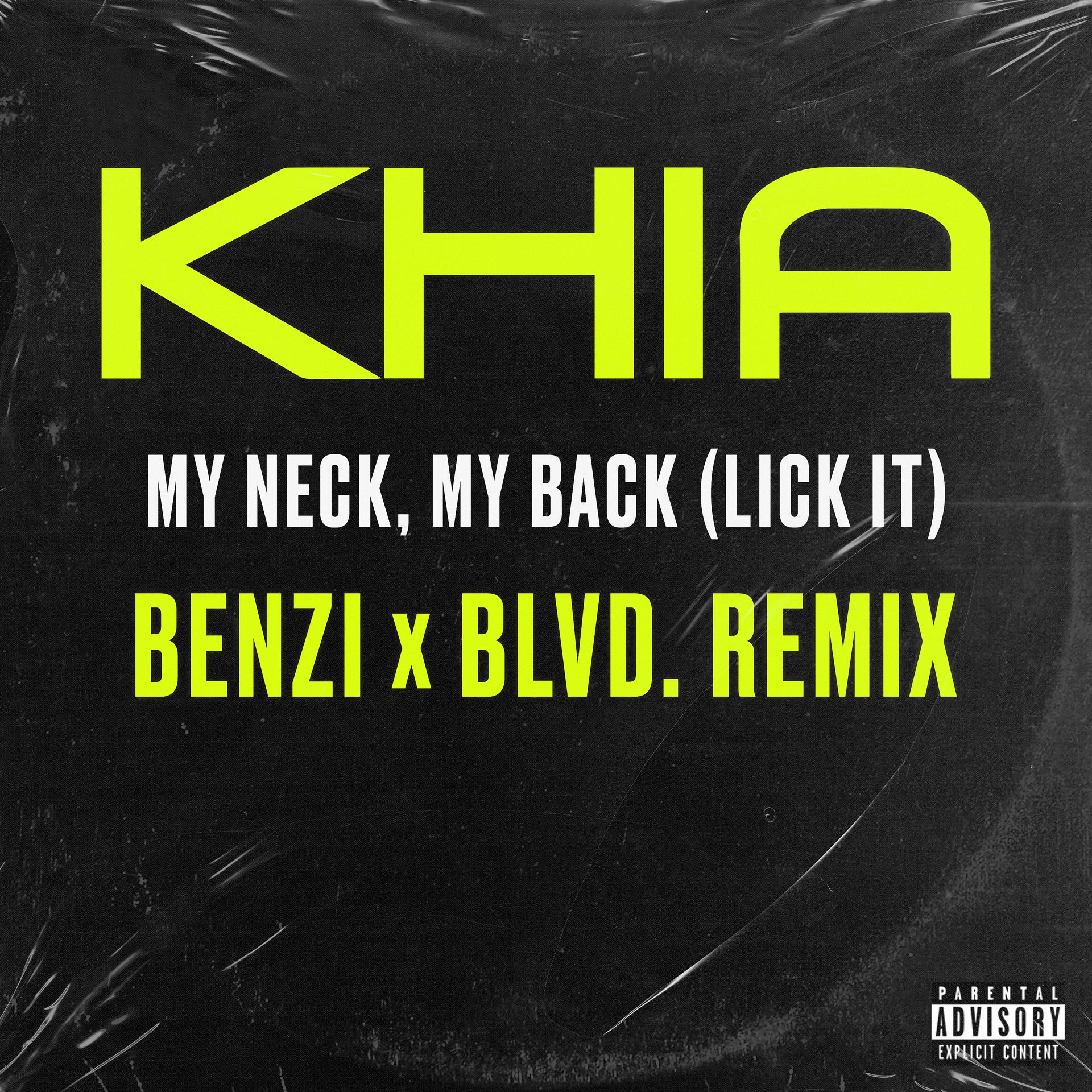Постер альбома My Neck, My Back (Lick It) (BENZI & BLVD. Remix)