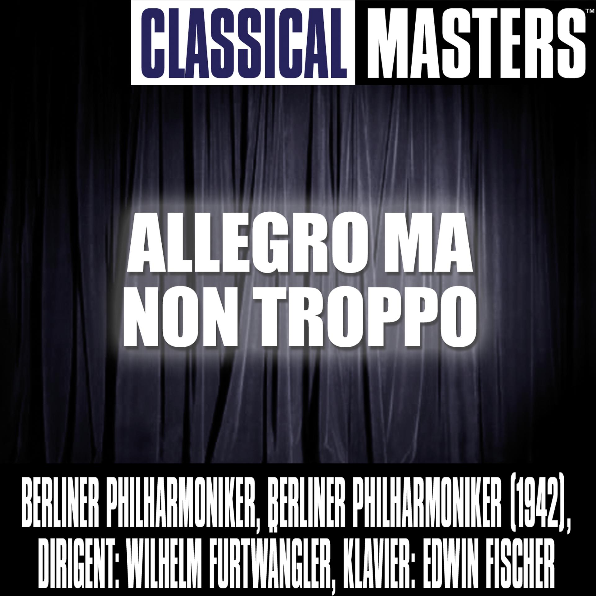 Постер альбома Classical Masters: Allegro Ma Non Troppo