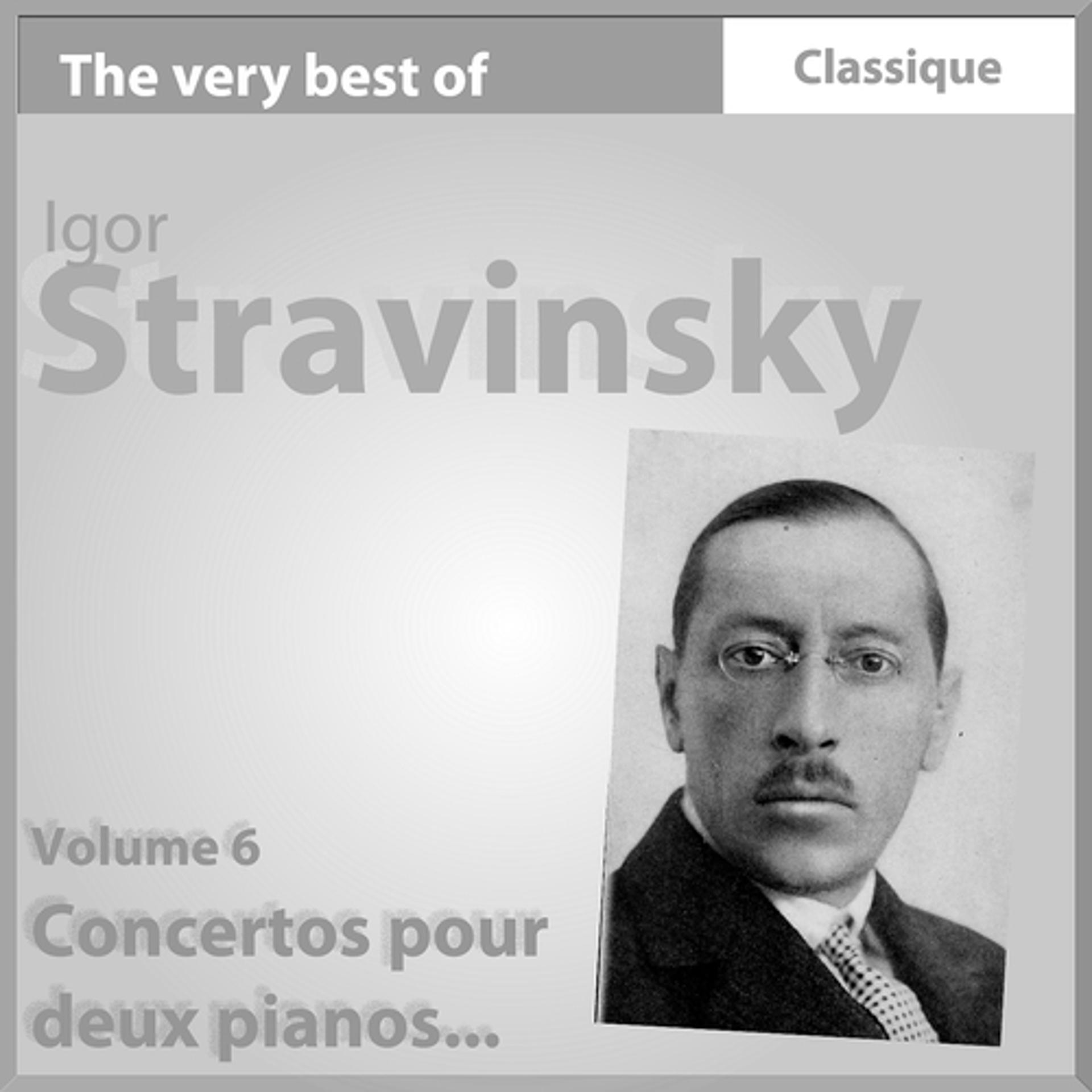 Постер альбома Stravinsky : Concerto pour deux pianos, Trois mouvements de Petrushka - Mozart : Fugue pour deux pianos