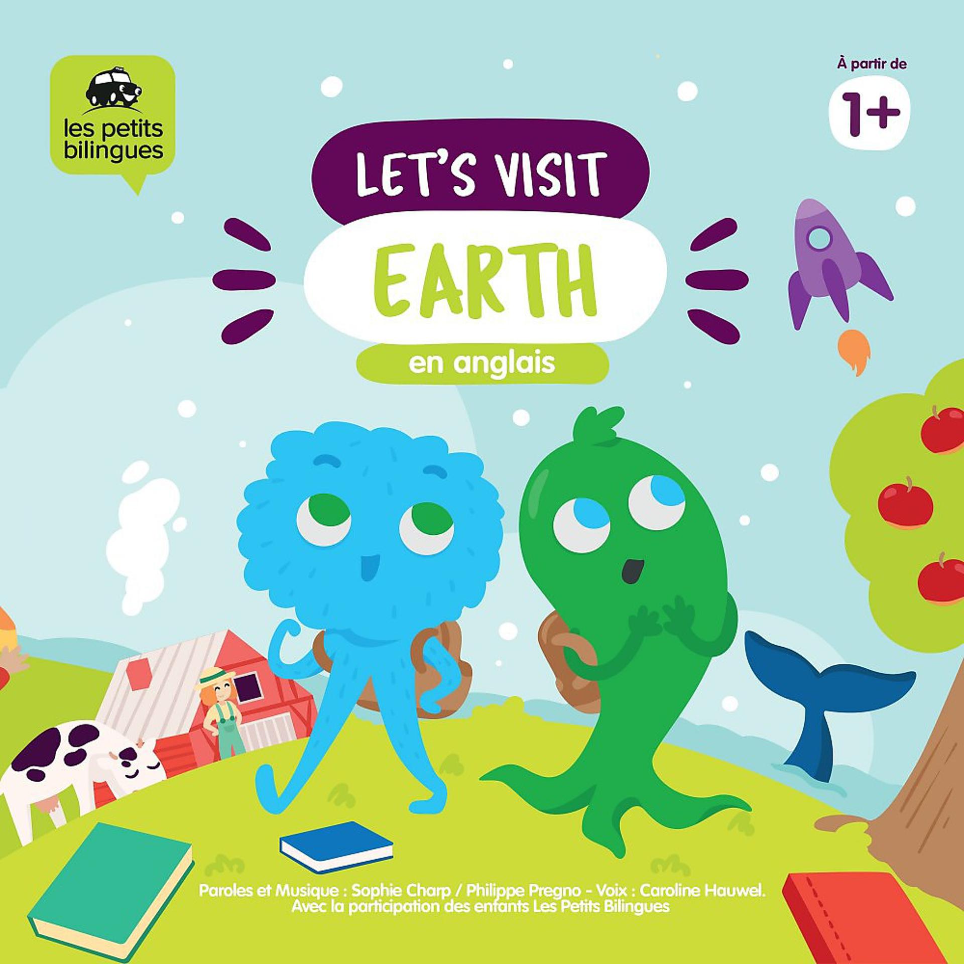Постер альбома Let's Visit Earth: Chansons en Anglais