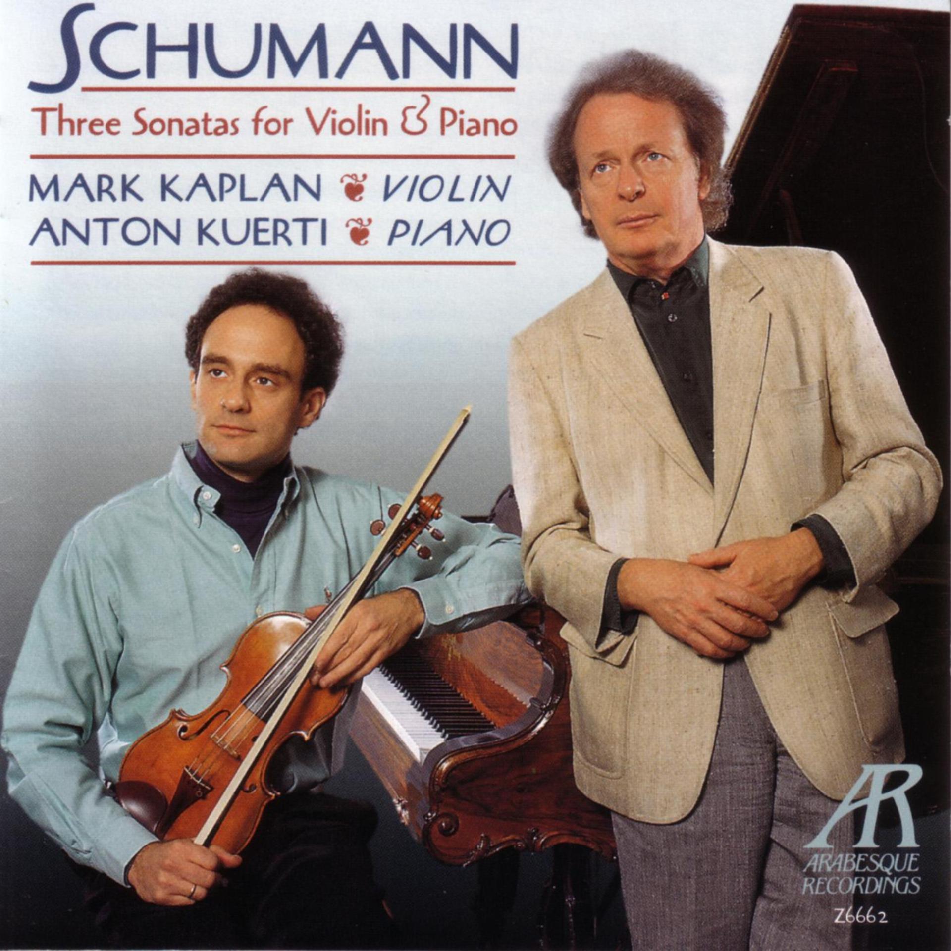Постер альбома Schumann: Three Sonatas For Violin & Piano