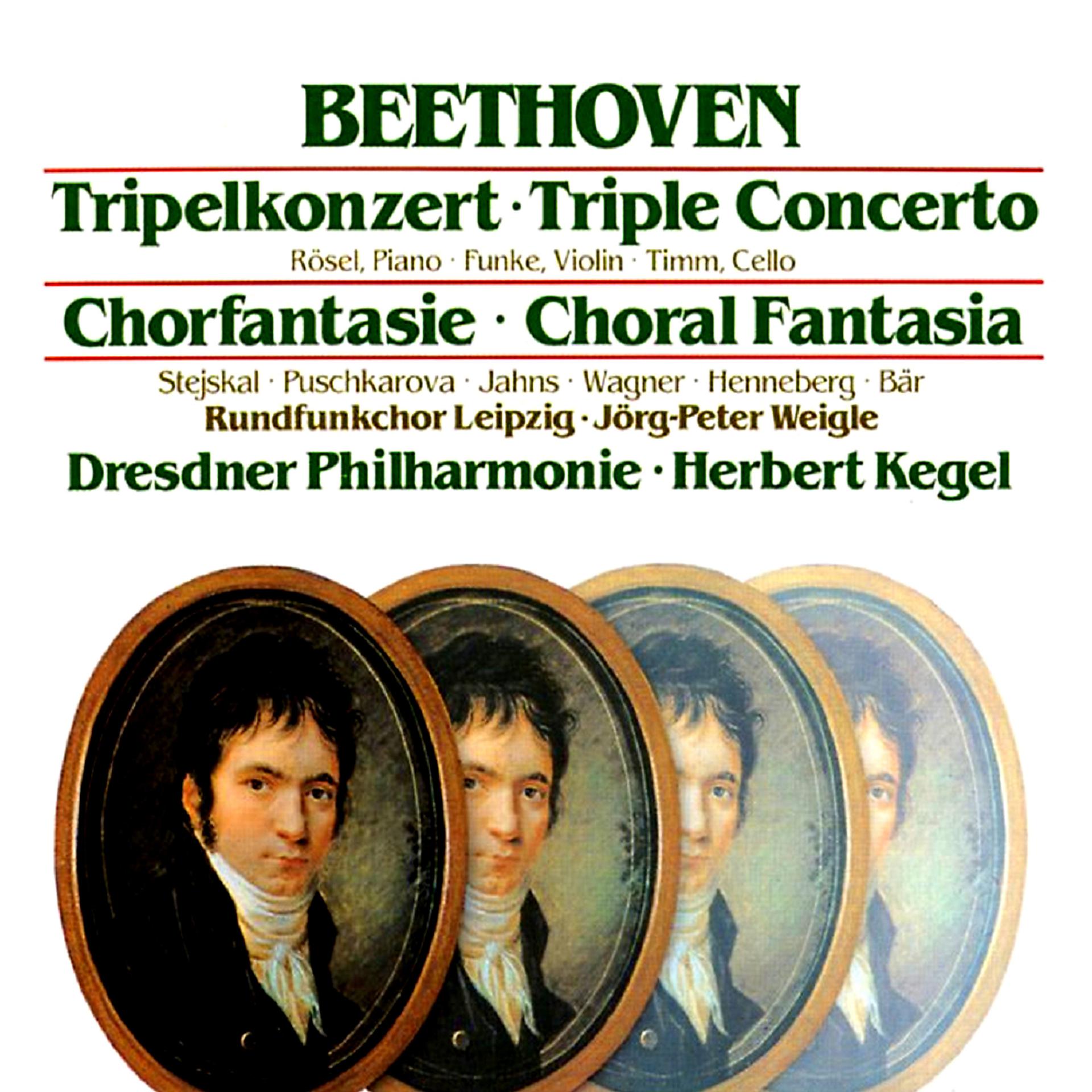 Постер альбома Beethoven: Tripel Concerto / Choral Fantasia