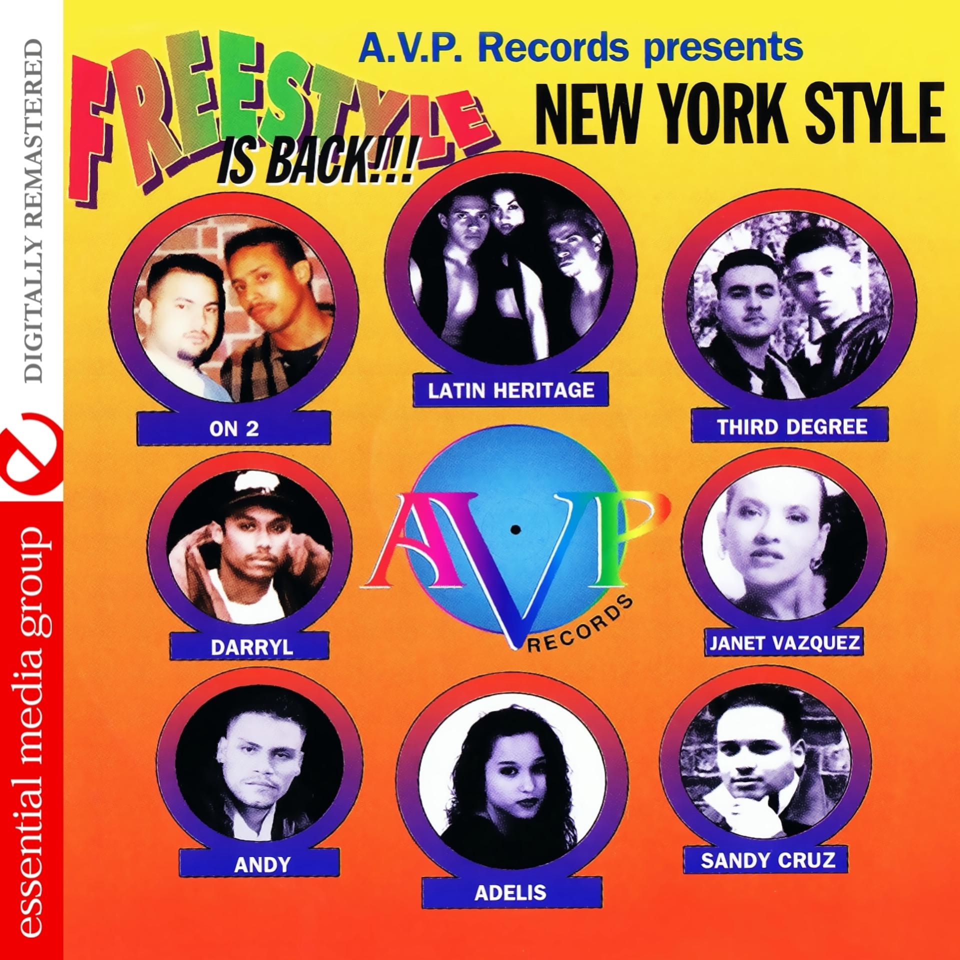 Постер альбома AVP Records Presents New York Style: Freestyle Is Back!!! (Digitally Remastered)