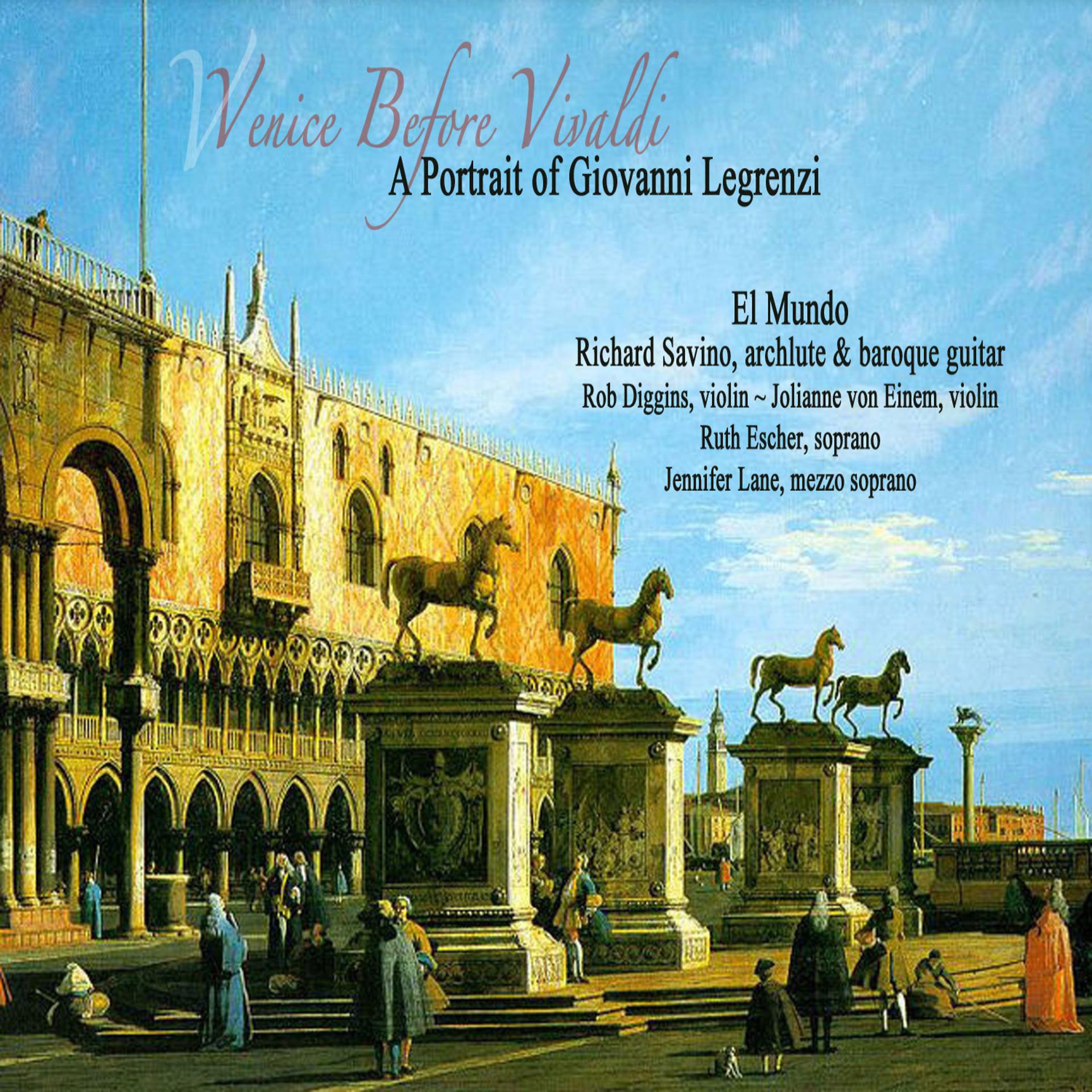 Постер альбома Legrenzi - Venice Before Vivaldi
