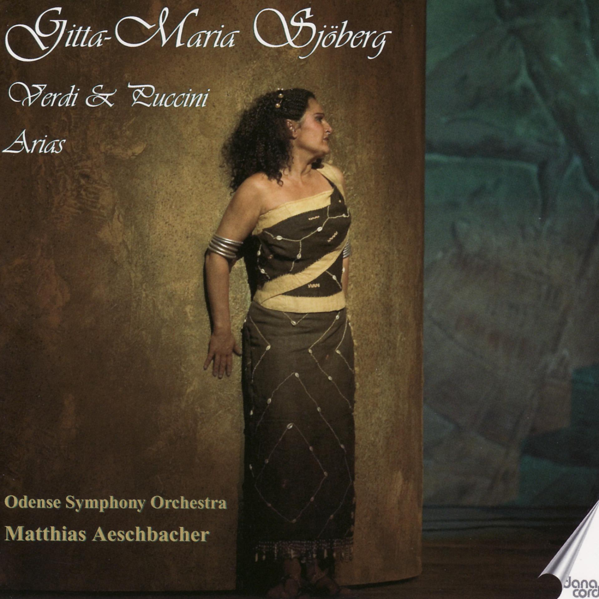 Постер альбома Verdi / Puccini: Aria's. Gitta-Maria Sjöberg