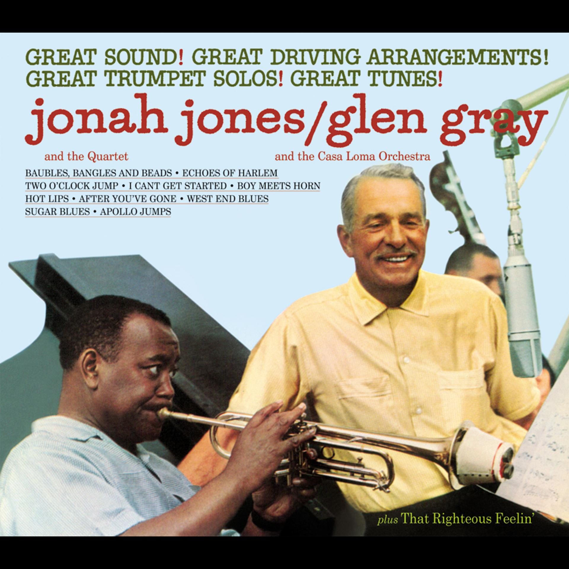 Постер альбома Jonah Jones Masterworks. Jonah Jones - Glen Gray / That Righteous Feelin'