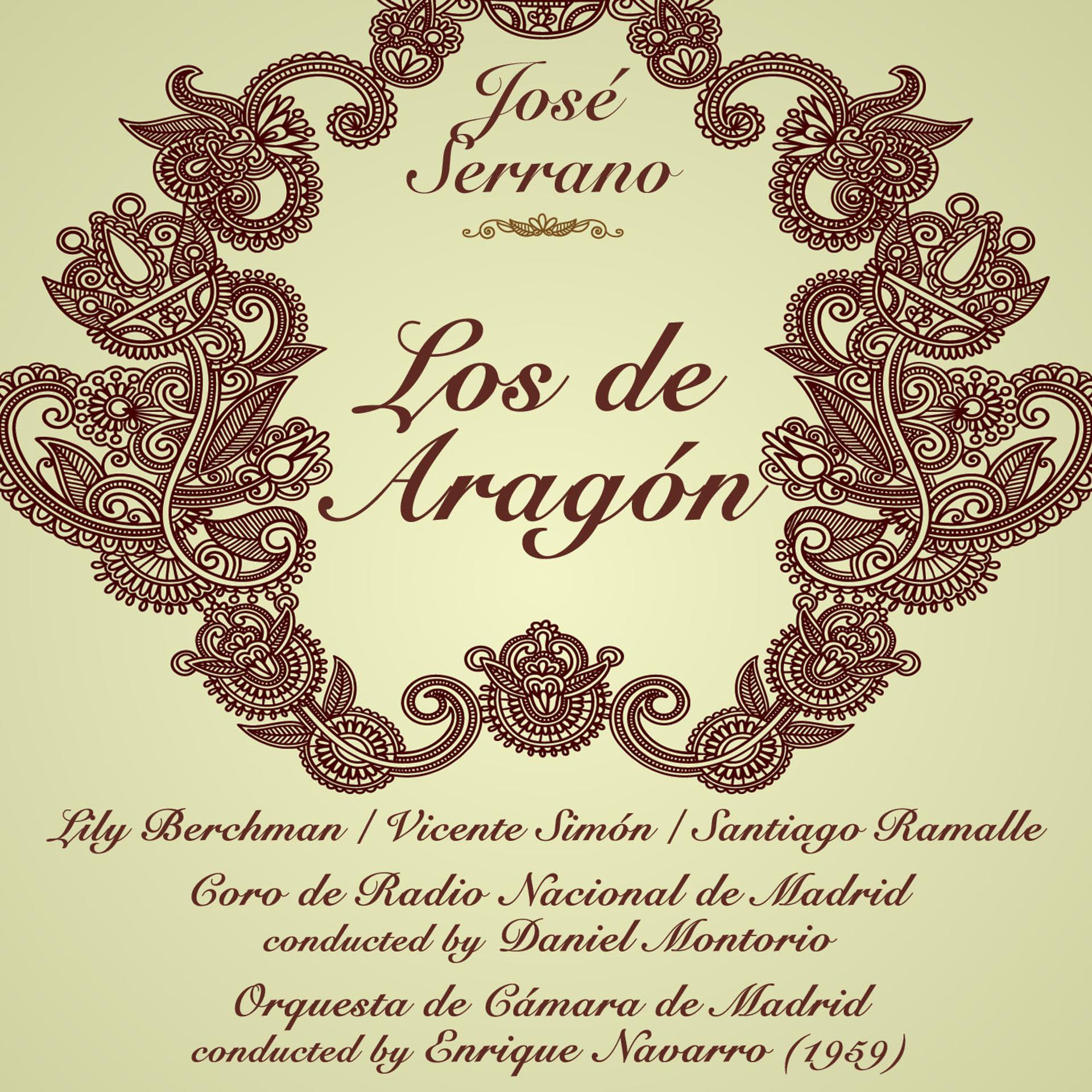 Постер альбома José Serrano : Los de Aragón (1959)
