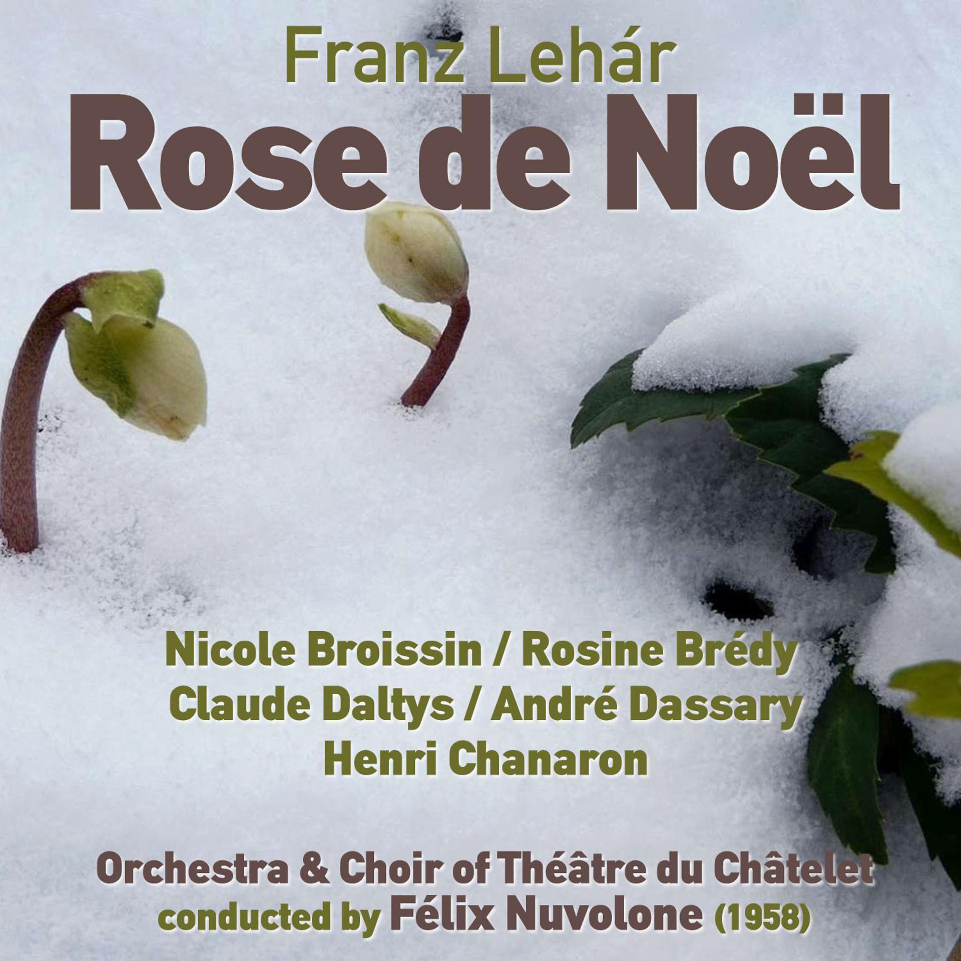 Постер альбома Franz Lehár: Rose de Noël (1958)