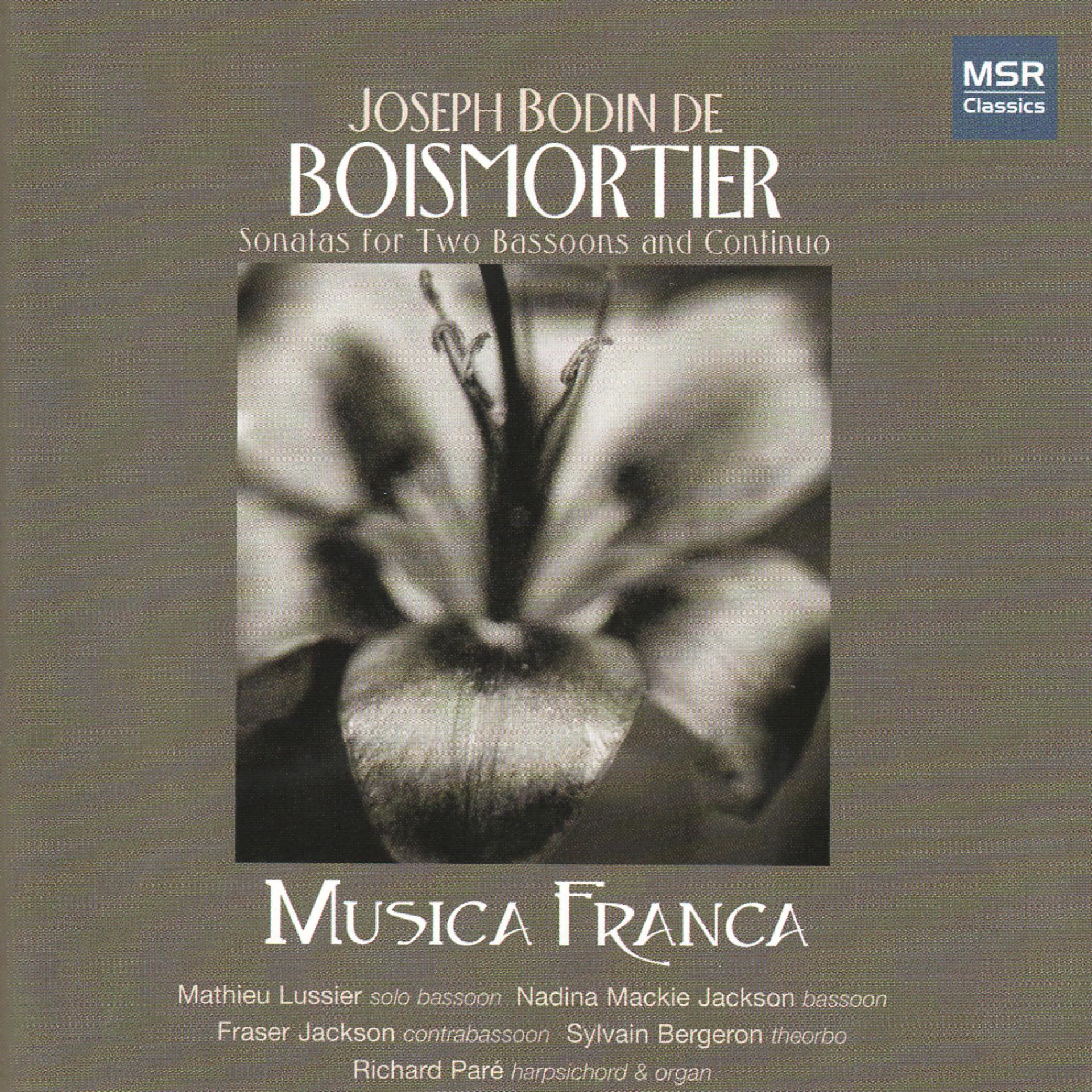 Постер альбома Boismortier: Sonatas for Two Bassoons and Continuo
