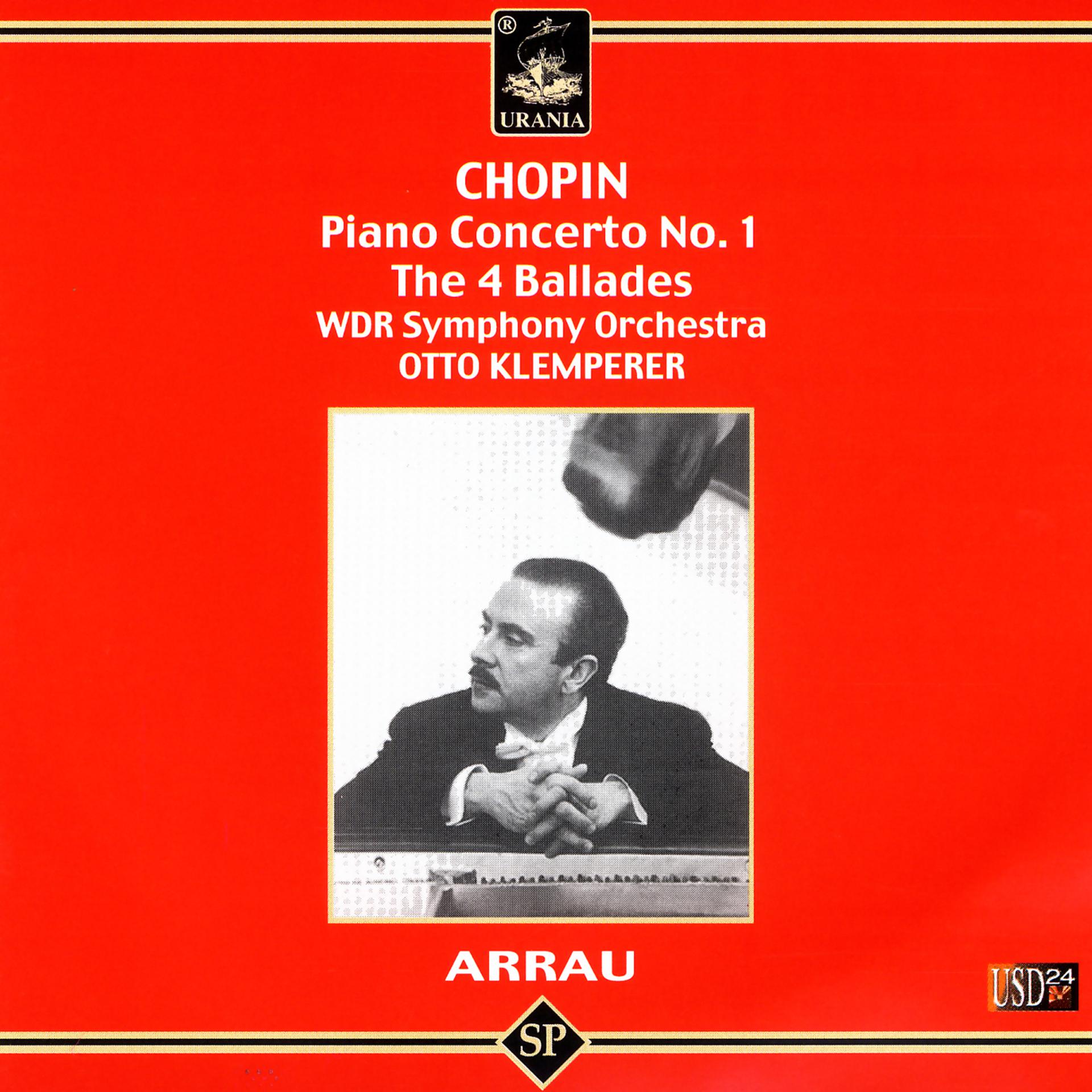 Постер альбома Chopin: Piano Concerto No. 1, The 4 Ballades