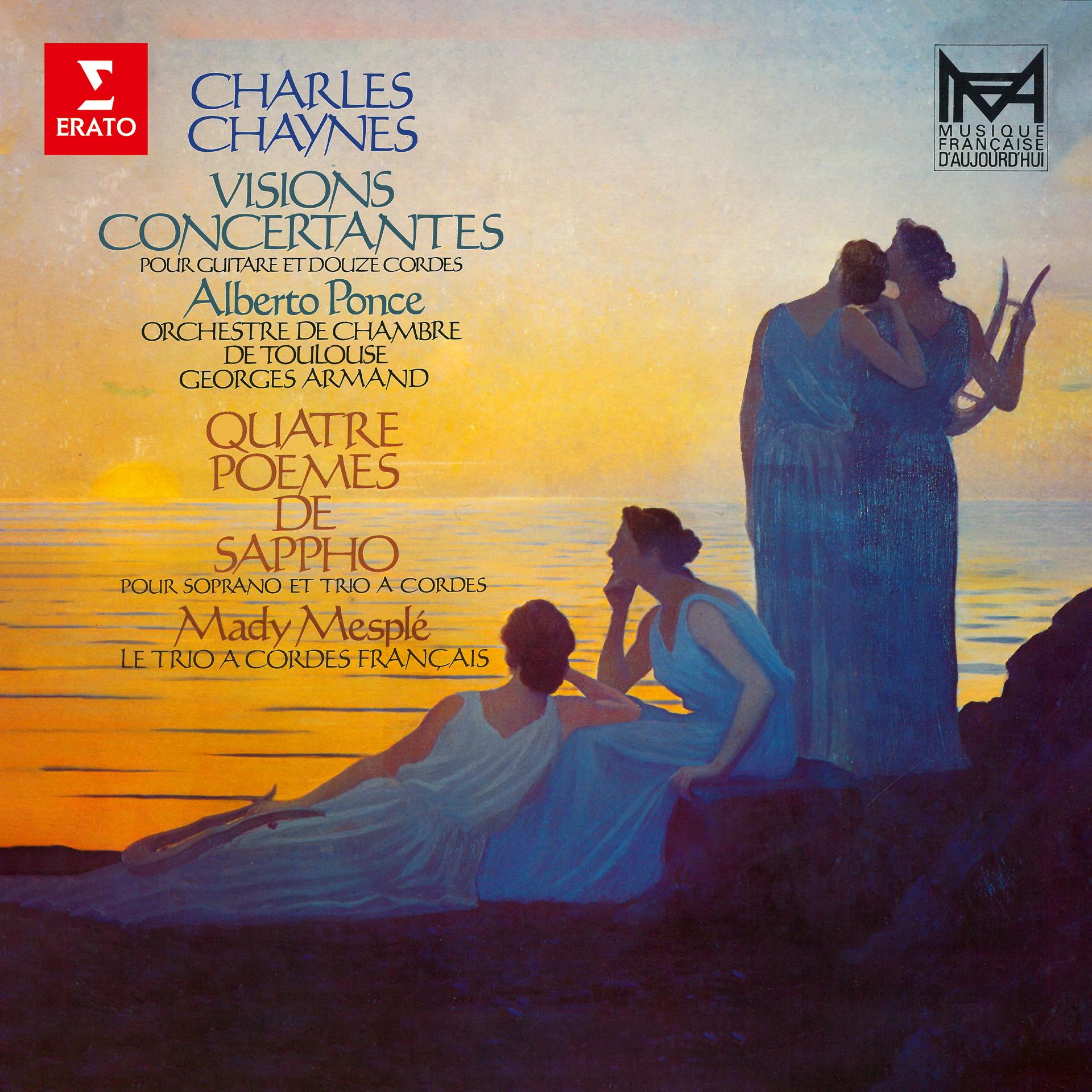 Постер альбома Chaynes: Variations concertantes & Quatre poèmes de Sappho