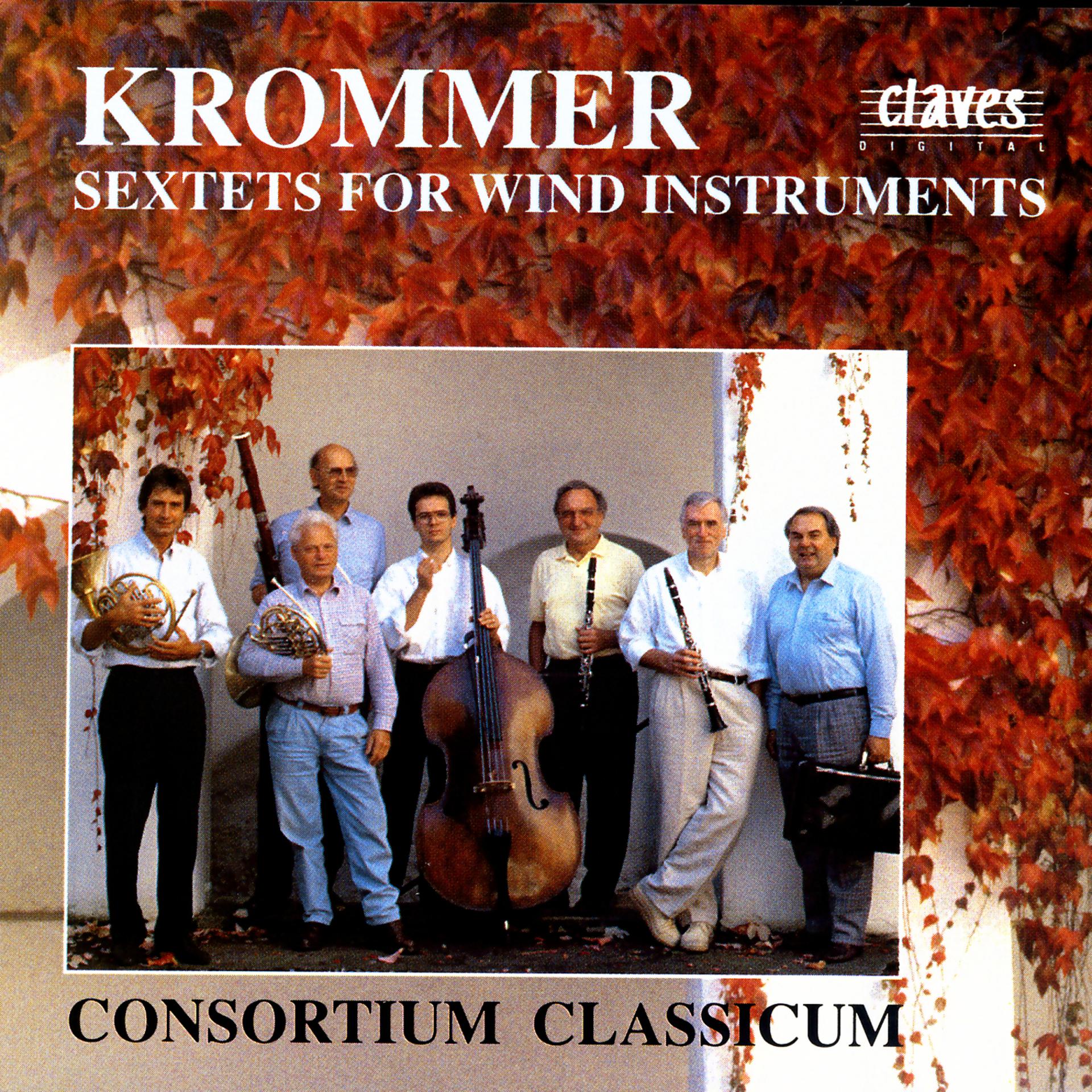 Постер альбома Krommer:  Wind Sextets