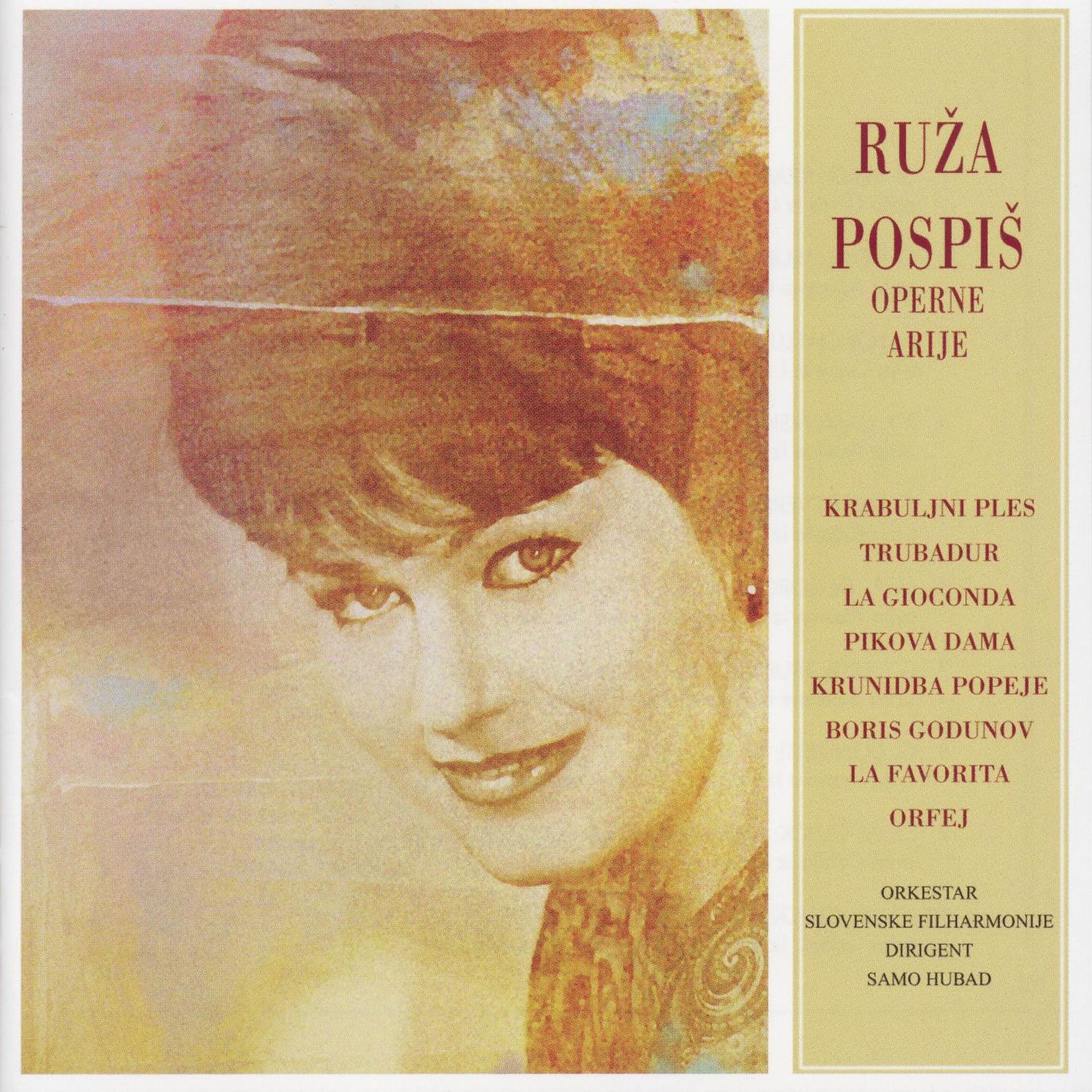 Постер альбома Ruža Pospiš, mezzosoprano: Opera arias - 75 for 75